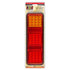 LED Autolamps 283ARRM 12/24V Stop/Tail/Indicator Lamp With Inbuilt Reflectors Screw Or Bolt On Mount