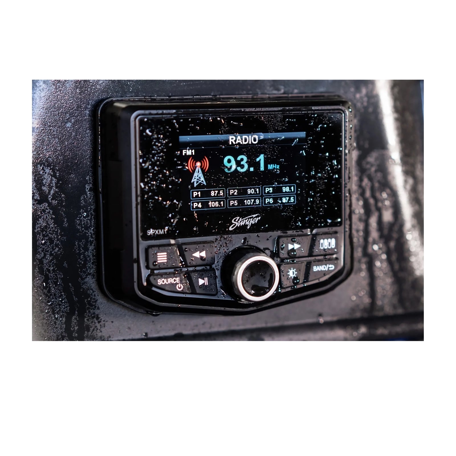 Stinger SPXM1 2.7″ Marine & PowerSports Media Player Gauge Mount Infotainment System