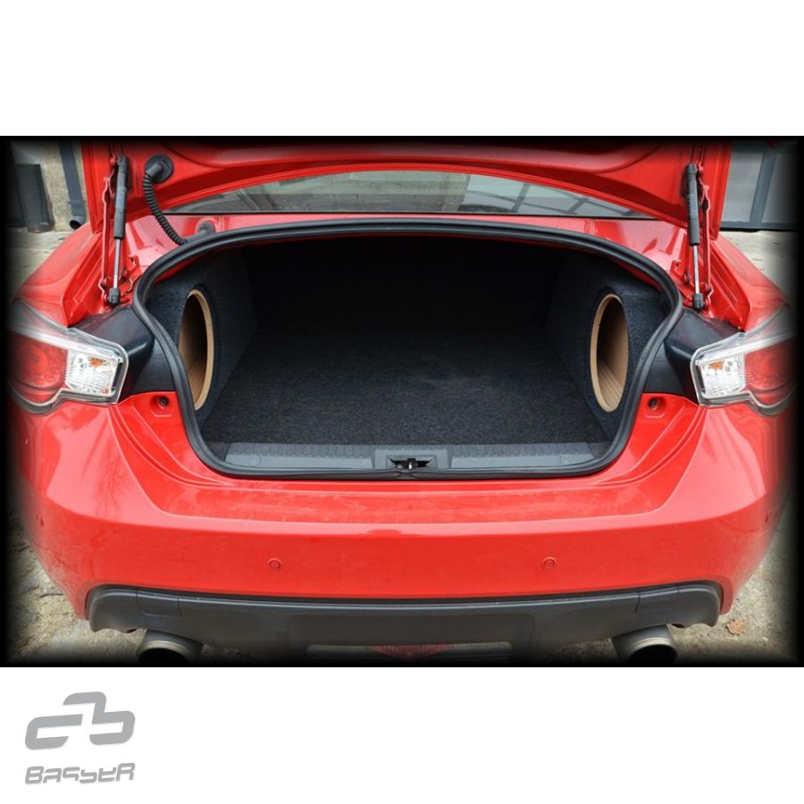 BASSER FBSUBA01 Subaru BRZ / Toyota GT86, GR86 L - 10" Fit-Box Subwoofer Enclosure 15L Left Side