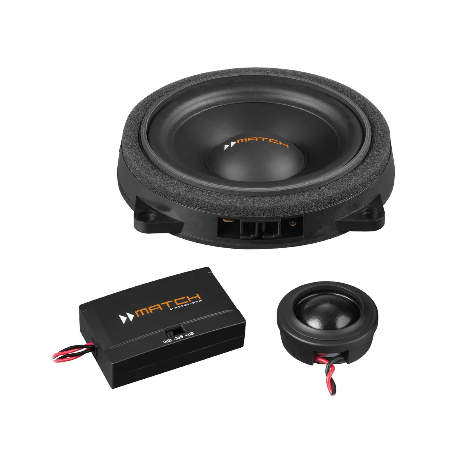 MATCH UP C42BMW-FRT.2 - 4" 2-Way PnP Compo Speaker Set, BMW & MINI Type 2 | 4Ω