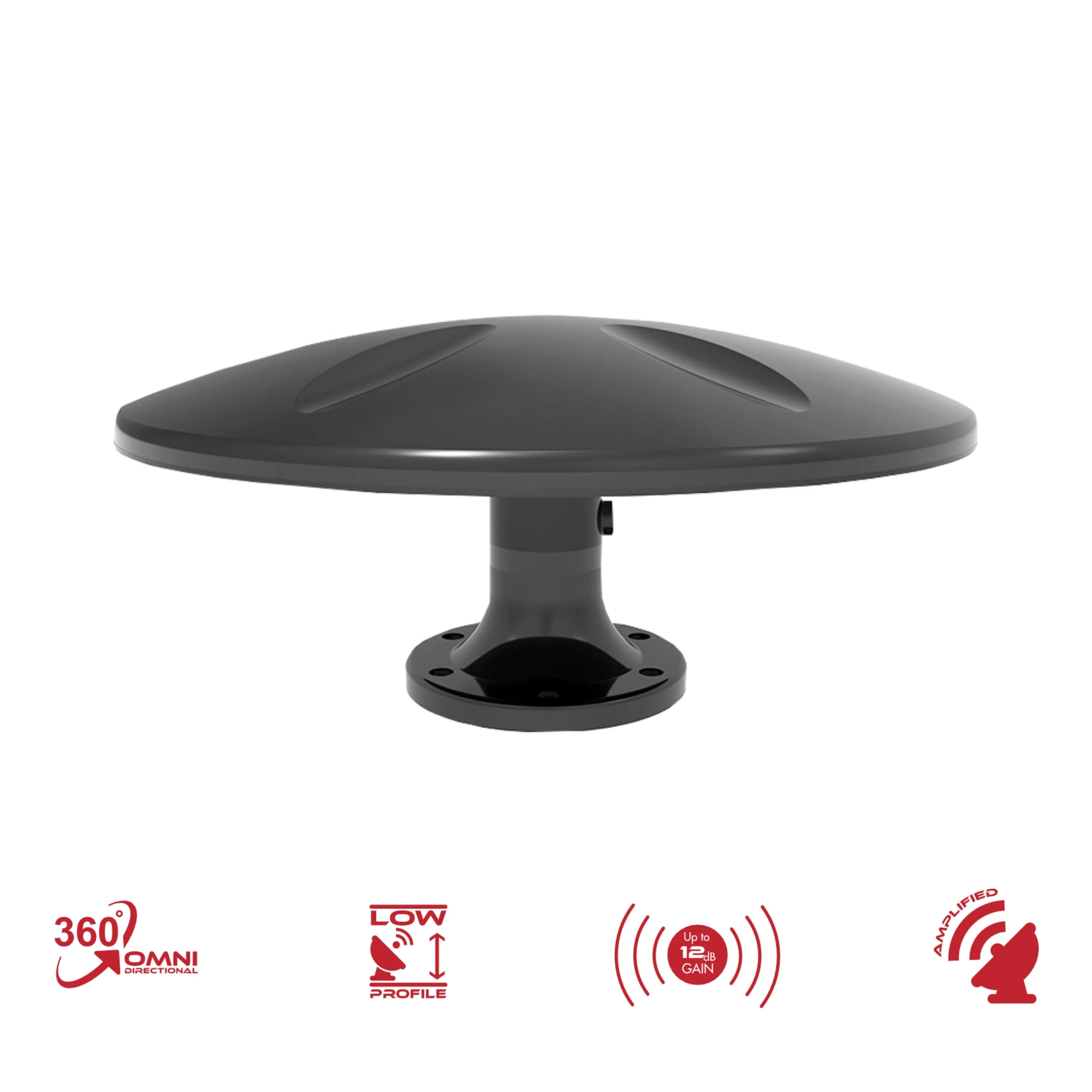 AUTOBACS ORBIT35B - Omni Directional TV Antenna - Black