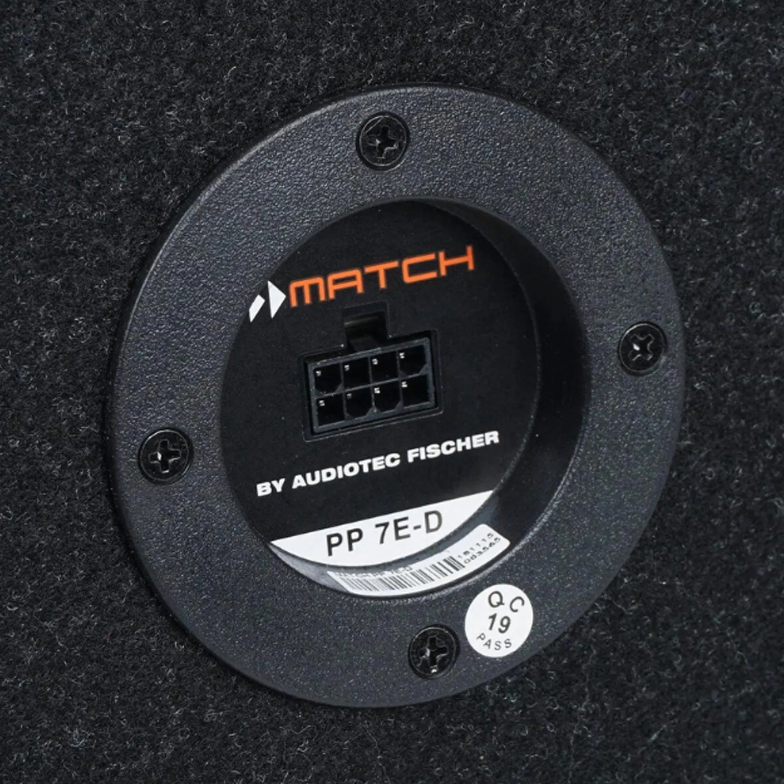 MATCH PP 7E-D - Plug & Play Dual 6.5" Subwoofer with Extremely Compact Enclosure