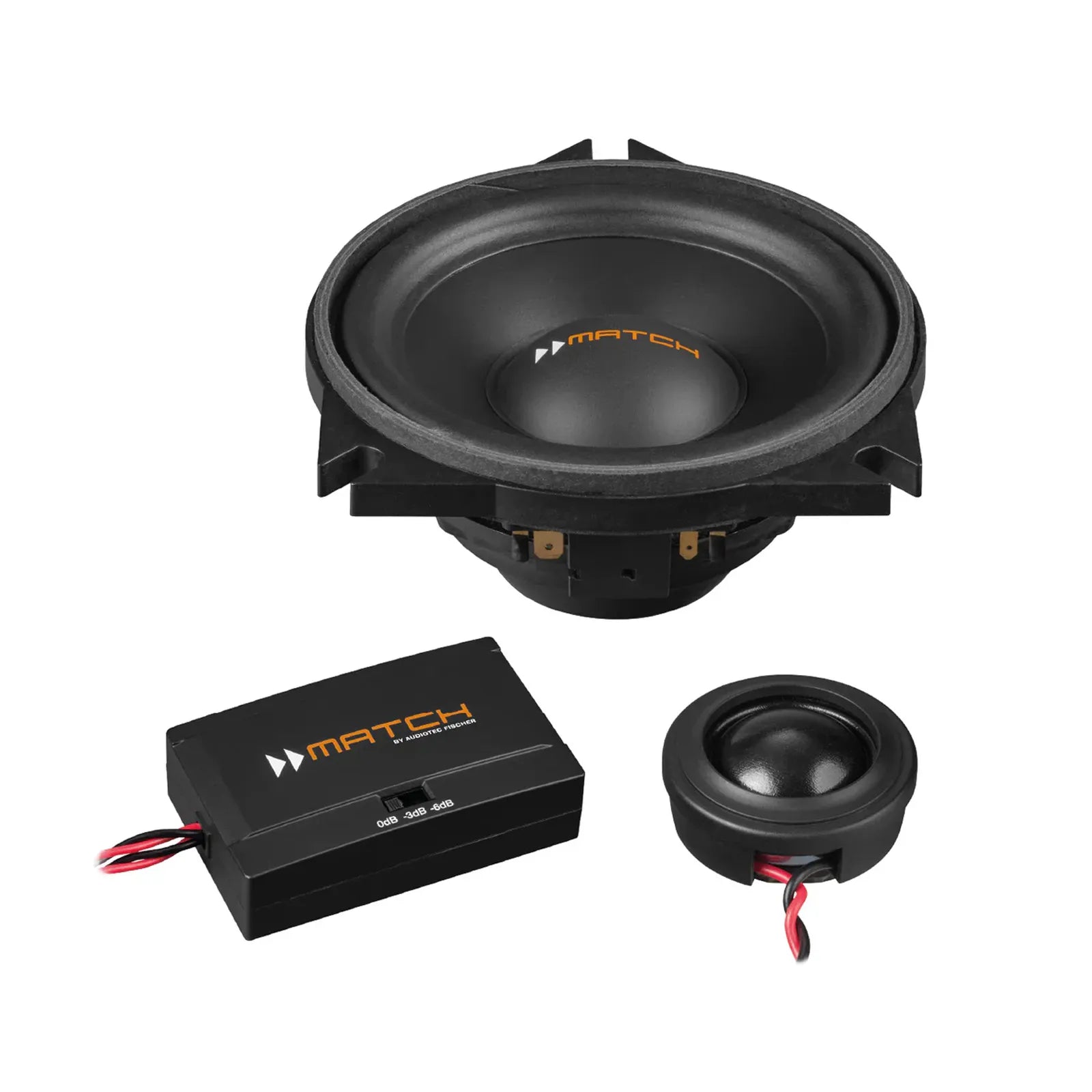 MATCH UP C42BMW-FRT.3 - 4" 2-Way PnP Compo Speaker Set, BMW & MINI Type 3 | 4Ω