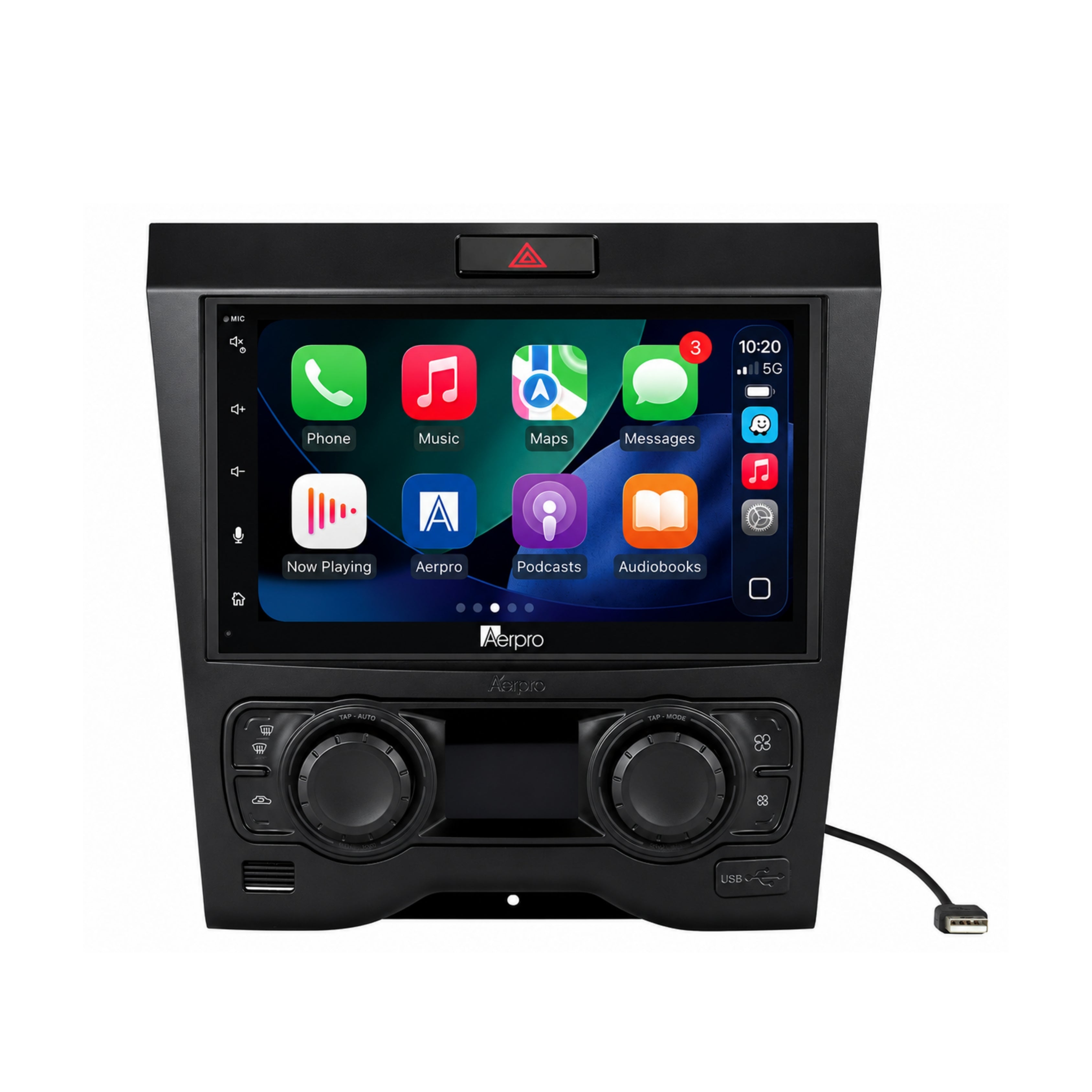 Aerpro AX9450BK 6.8" Head Unit Kit Holden VE Series 1 Dual Zone