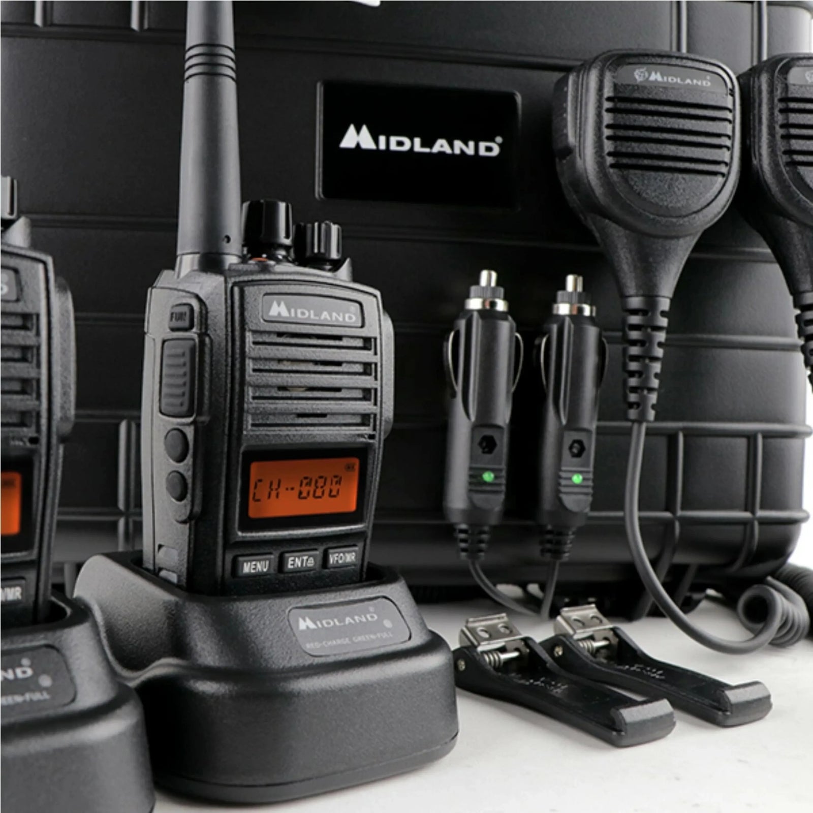 Midland G18-2TP 5W UHF Analogue Portable Radio - Twin Tradie Pack