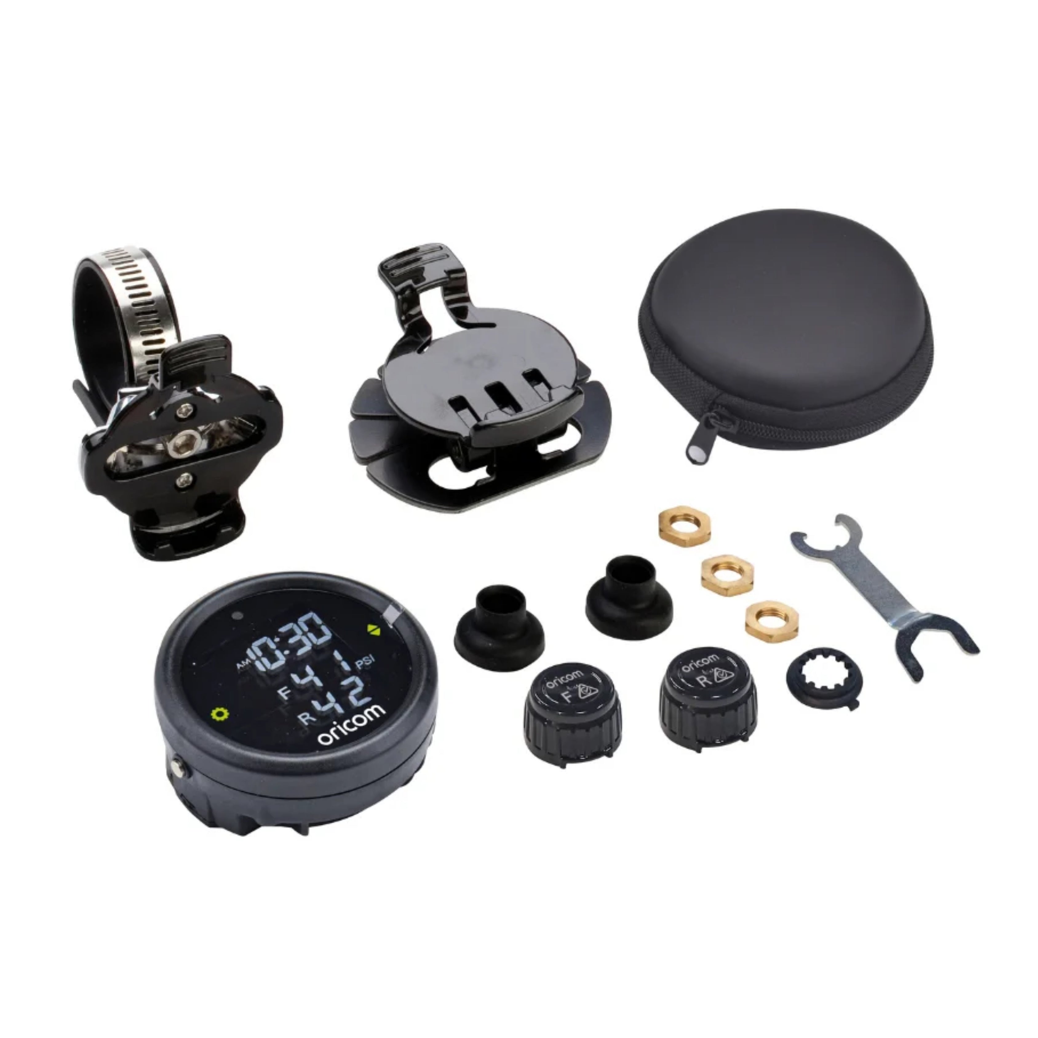 Oricom TPMC-2E Motorcycle Tyre Pressure Monitoring System with 2 External Sensors