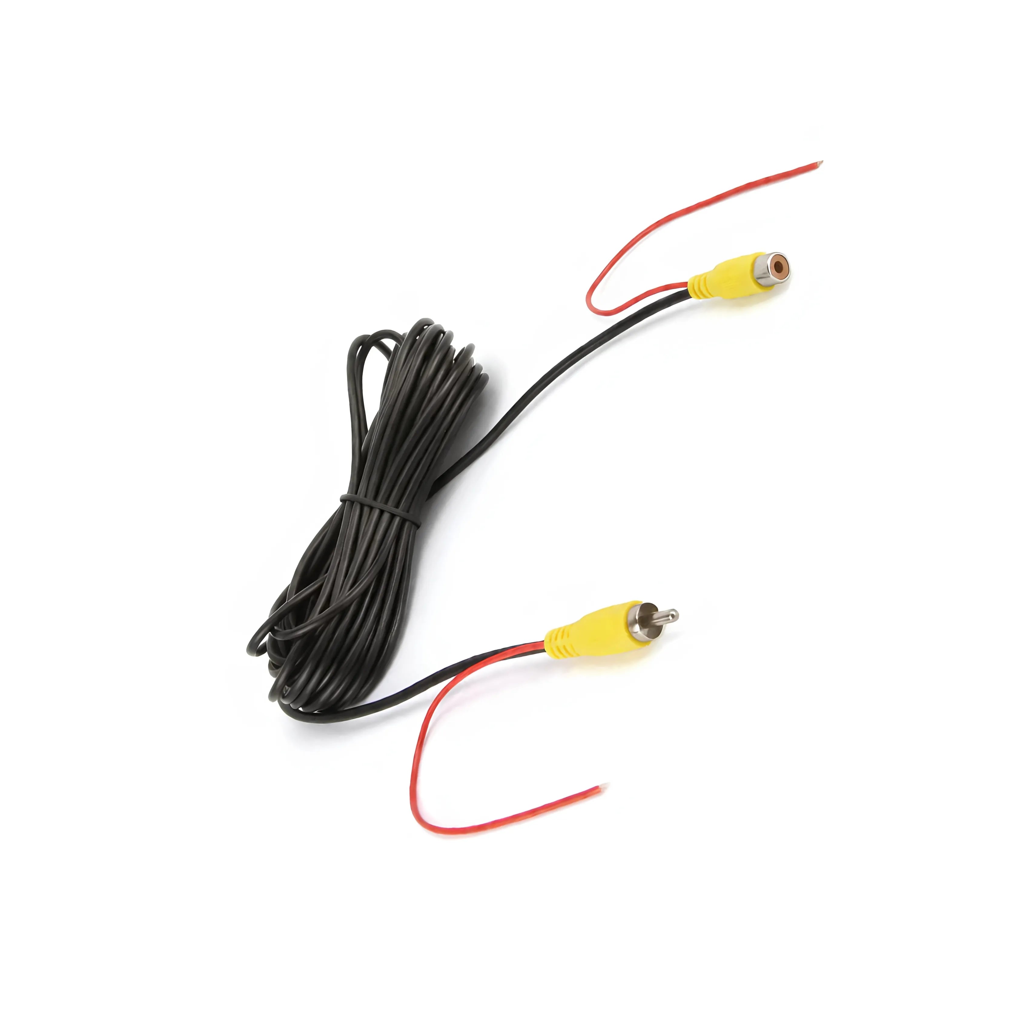 DNA RVS006F 6 Metre Male to Female RCA Video Cable with Power Wire