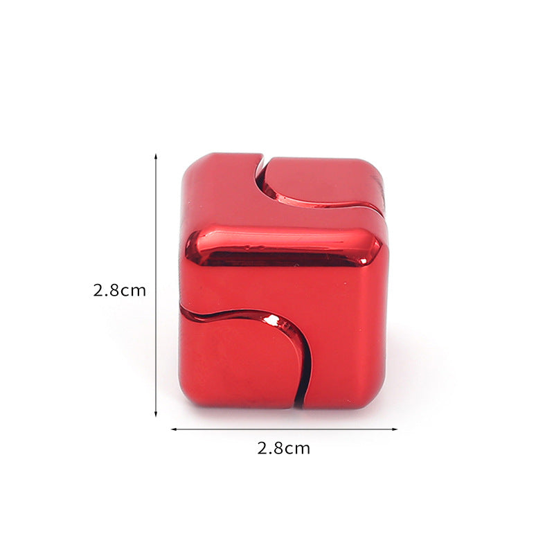 ADHIX ADXAPEX - Small Square Dice Fingertip Gyro Metal Magic Finger Fidget Spinner Cube
