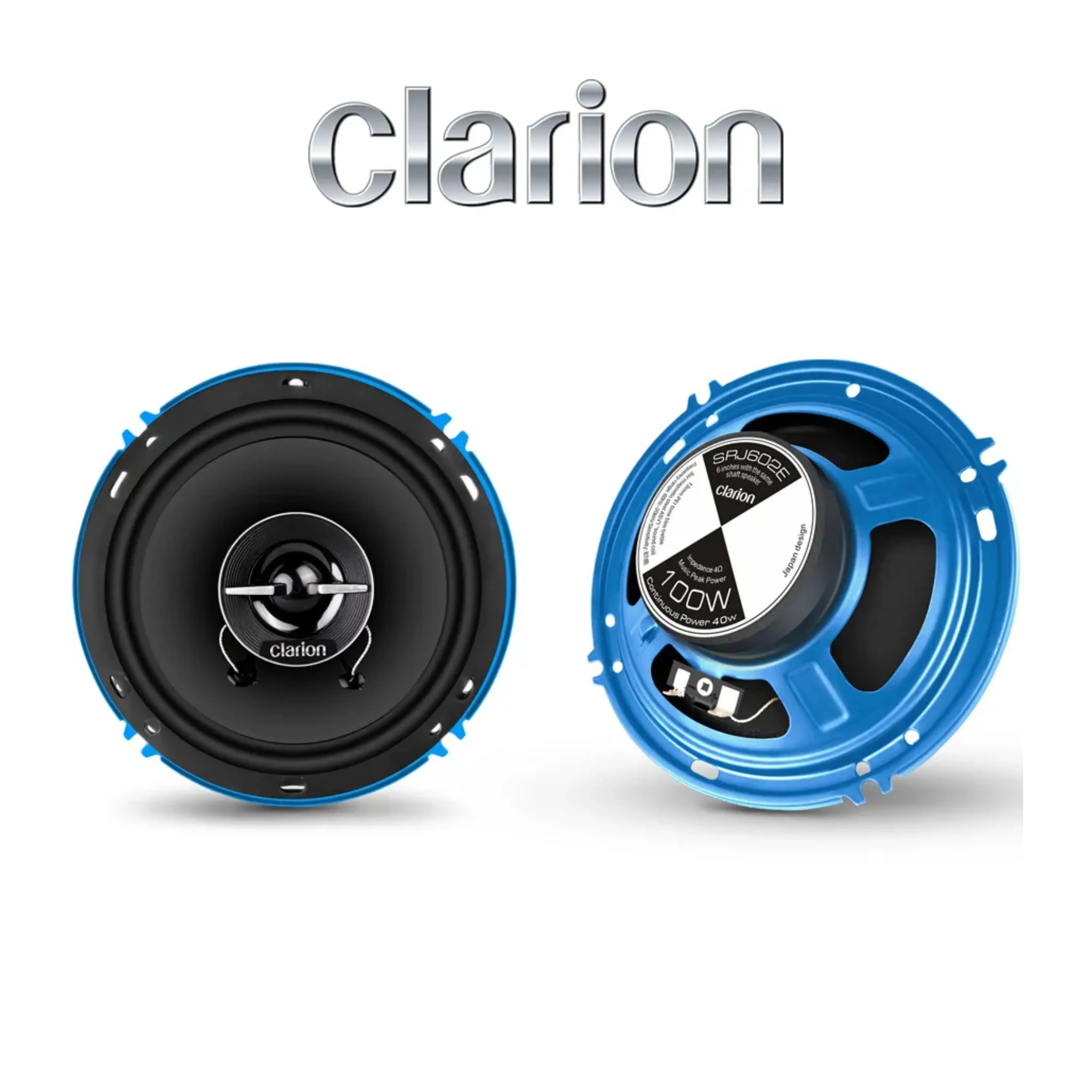 CLARION SRJ602E 6-Inch Coaxial Car Speakers