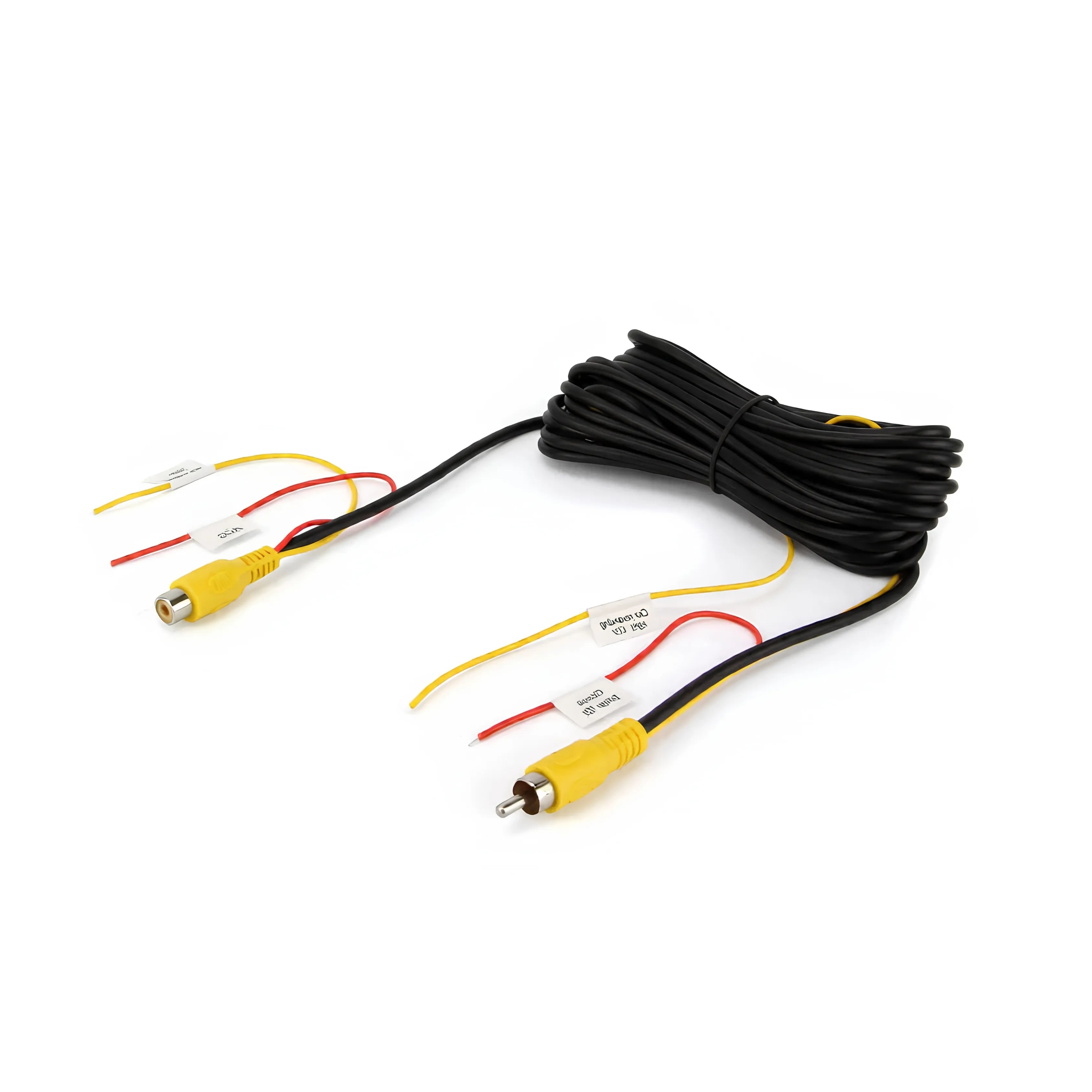 DNA RVS106F 6 Metre Male to Female RCA Video Cable with ACC and Reverse Trigger Wires