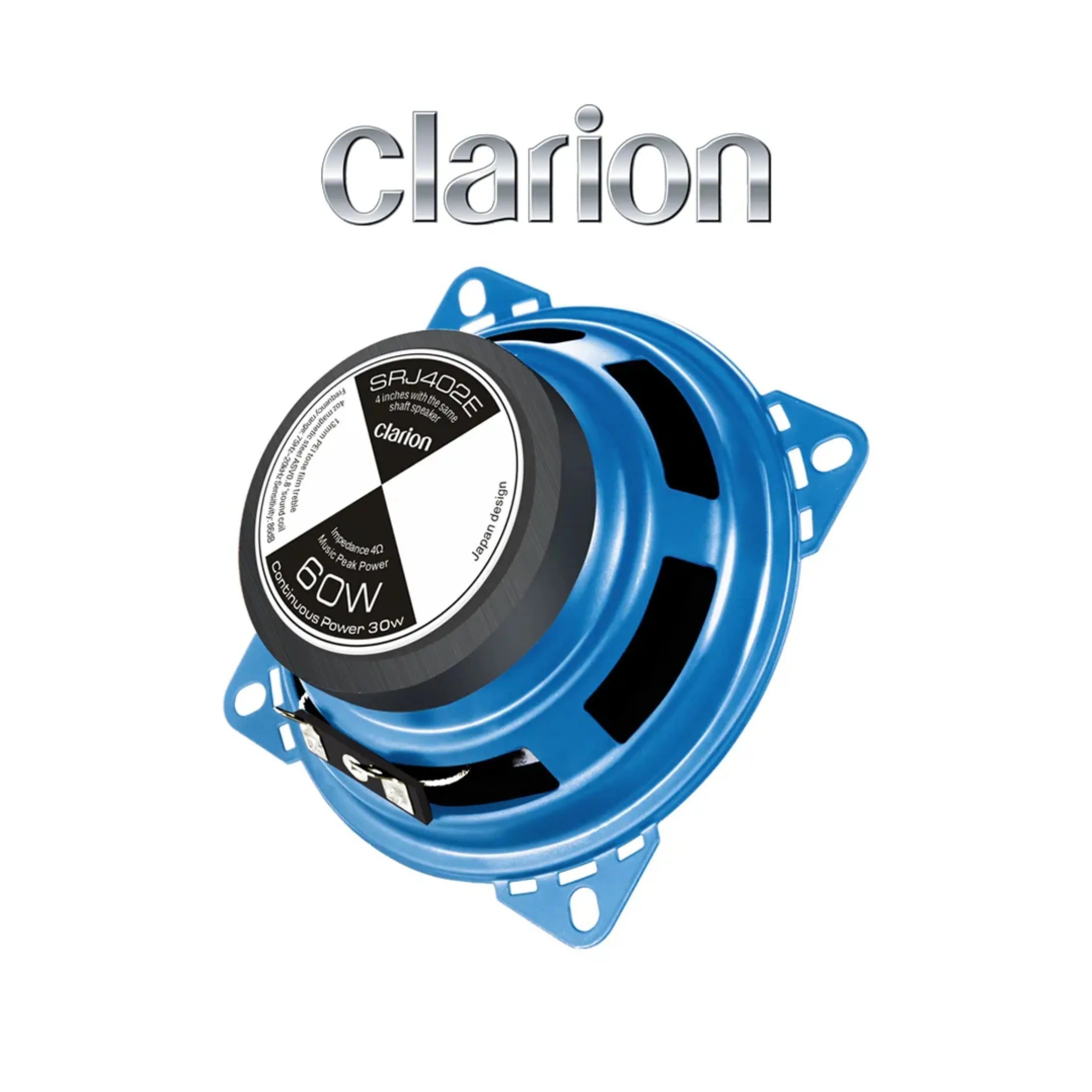 CLARION SRJ402E 4-Inch Coaxial Car Speakers