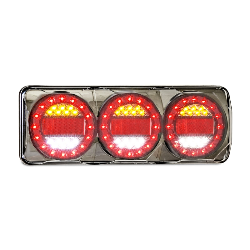 LED Autolamps SOMAXI2LR/450B Maxi Lamp 12V Stop/Tail/Indicator/Reverse/Reflector 3 Series LED Light