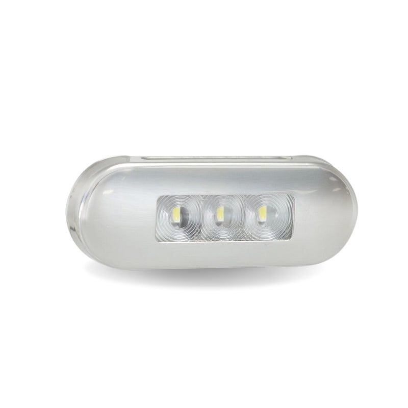 LED Autolamps 86WMB 12-24V LED Front Marker Light Stainless Steel Bezel