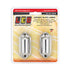 LED Autolamps 30CLM Multi Volt LED Licence Plate Lamp Chrome Base Twin Blister