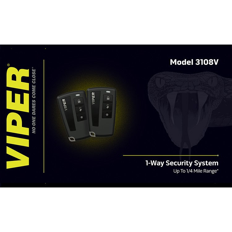 VIPER 3108V | Enhanced 1-Way Security System