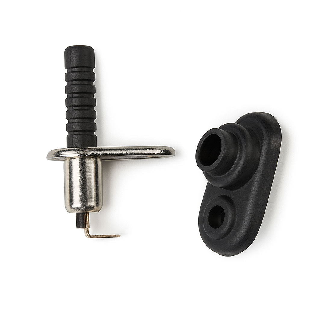 Mongoose 320402 GM style pin switch with stainless steel construction and rubber boot cover