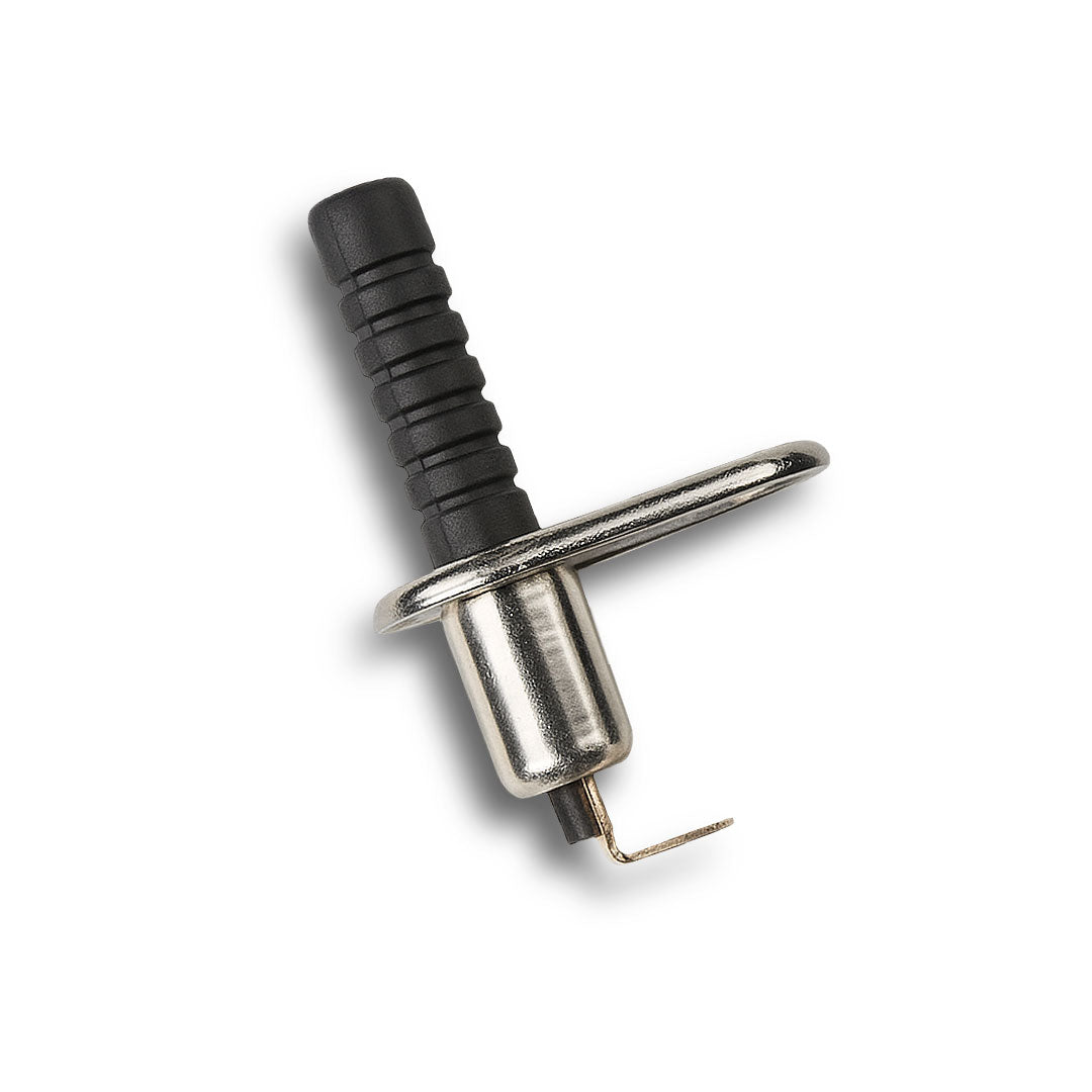 Professional automotive pin switch 320402 showing corrosion-resistant stainless steel design
