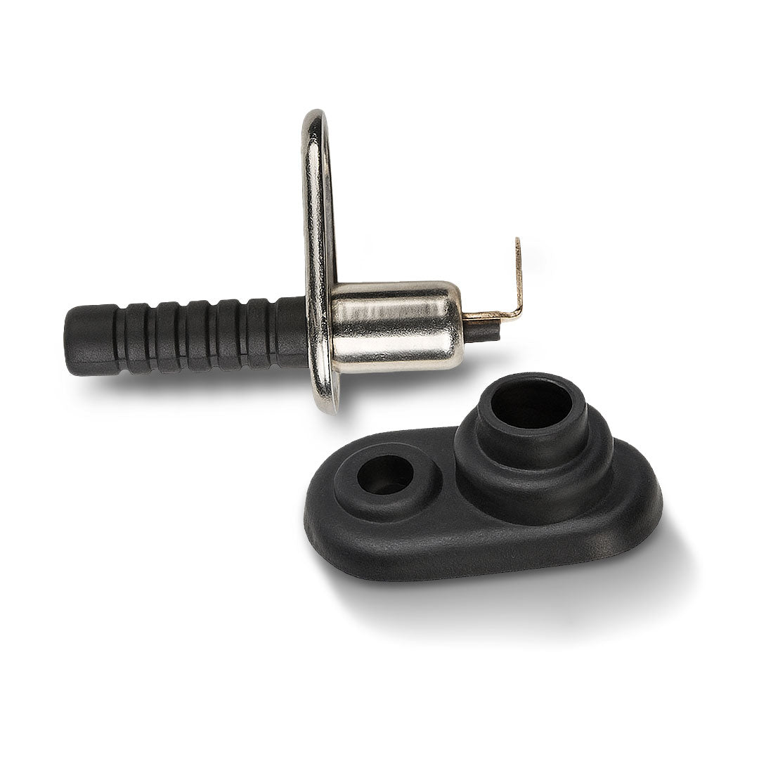 Mongoose 320402 bonnet pin switch installation showing universal alarm compatibility