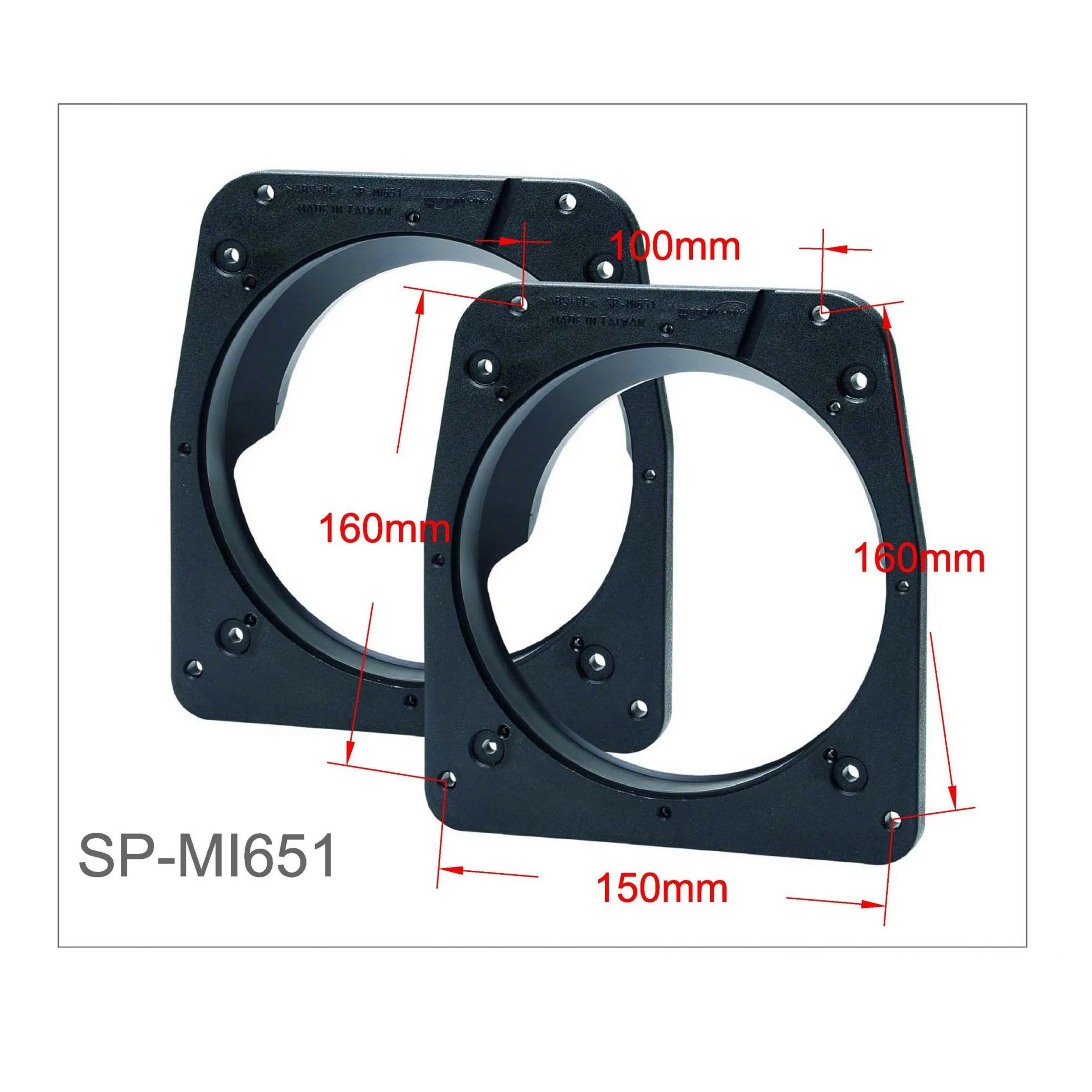 Stinger BNSPMI651 Mitsubishi OEM Speaker Spacers