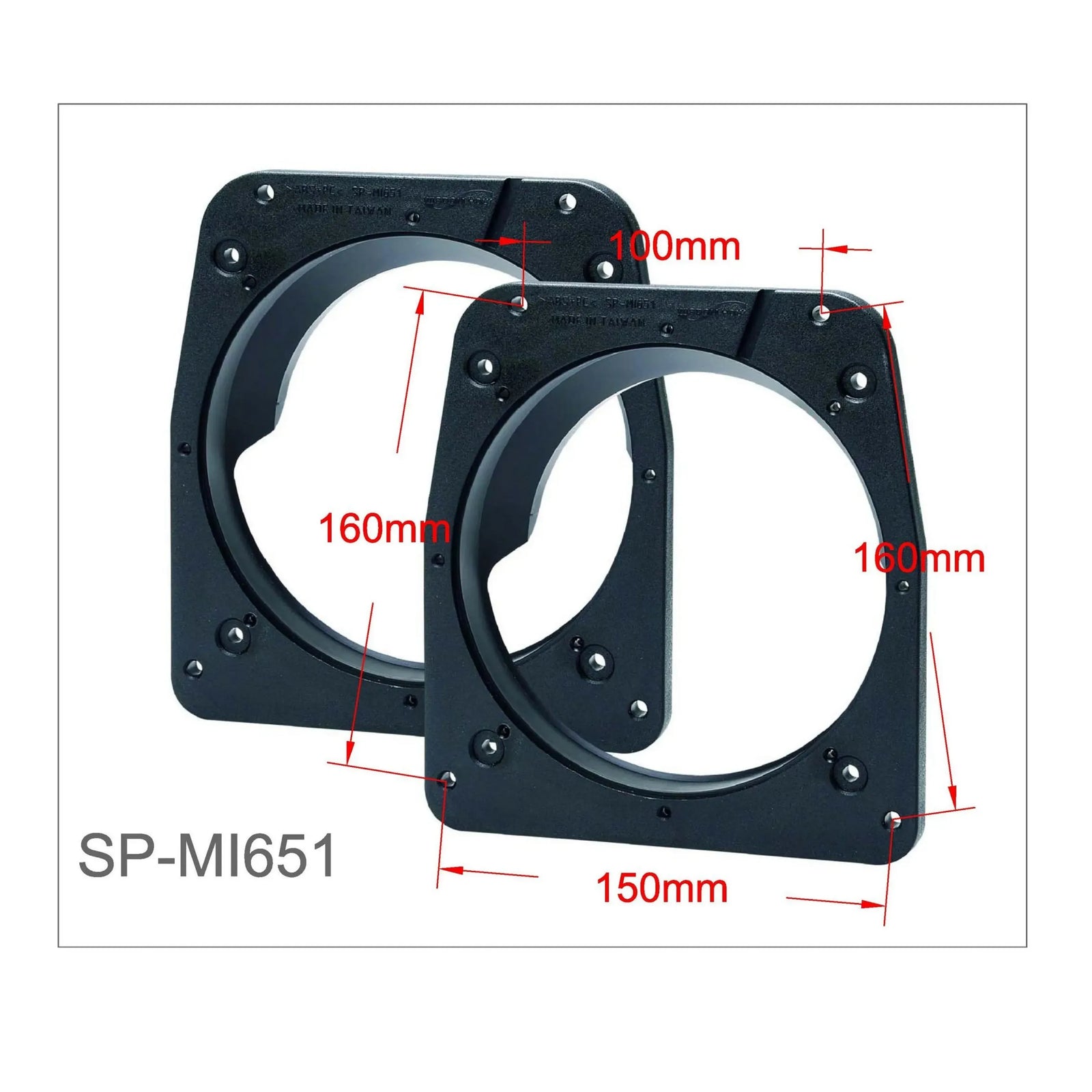 Stinger BNSPMI651 Mitsubishi OEM Speaker Spacers