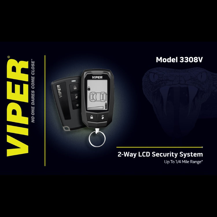 VIPER 3308V | LCD 2-Way Security System