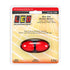 LED Autolamps 37RM Rear Position Red LED Marker Red Lens Black Bezel Blister