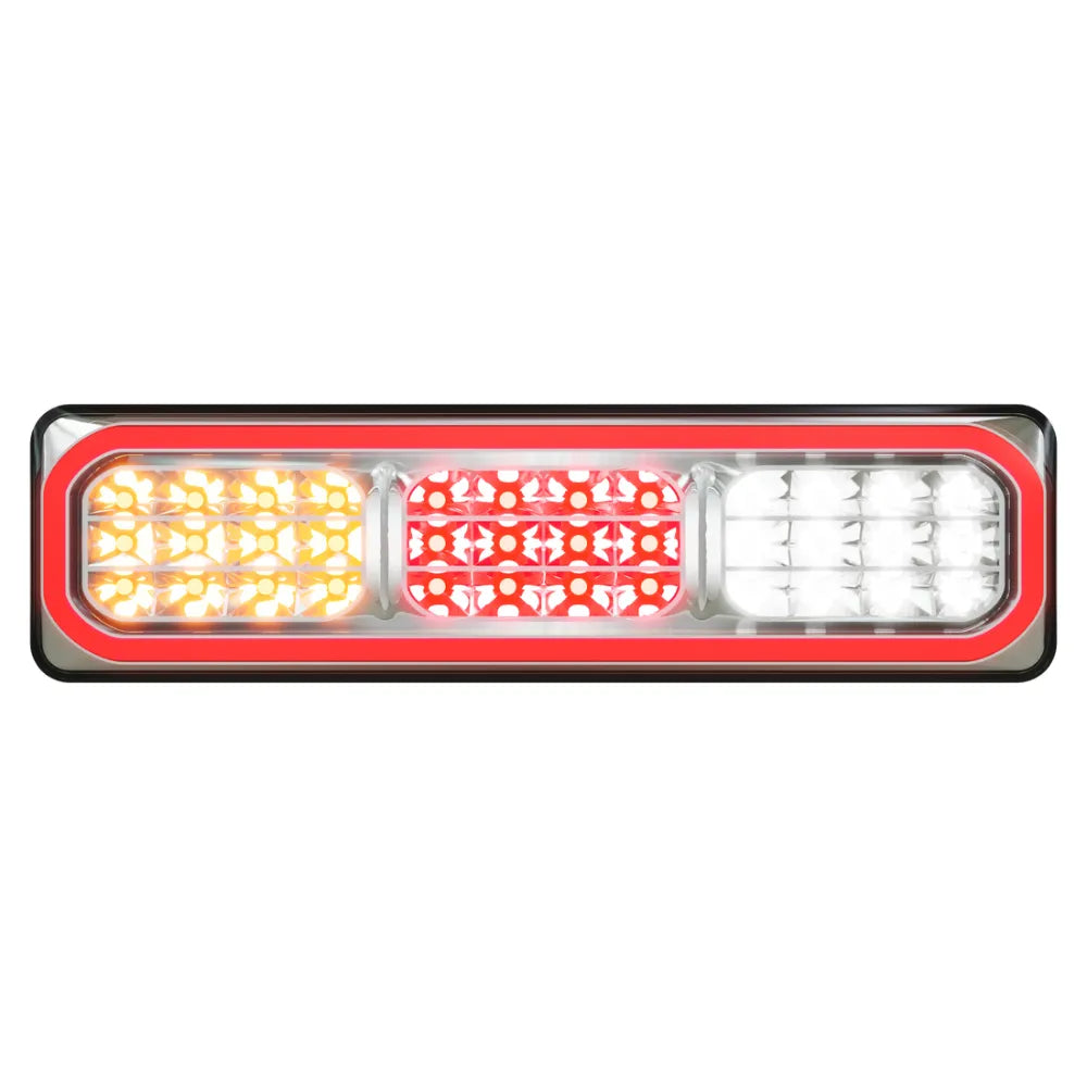 LED Autolamps 3852ARWM-2 12-24V LED Stop/Tail/Indicator/Reverse Light, Blister Pack of 2