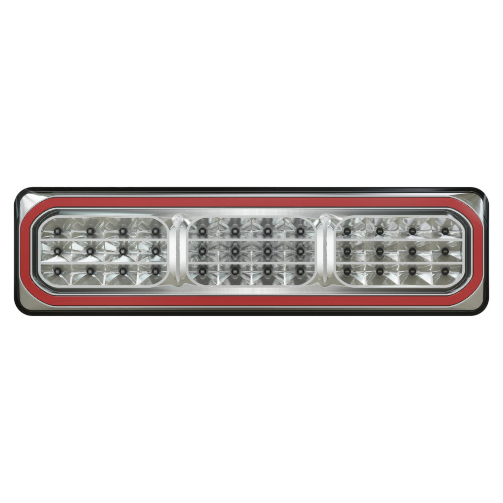 LED Autolamps 3852ARWM-2 12-24V LED Stop/Tail/Indicator/Reverse Light, Blister Pack of 2