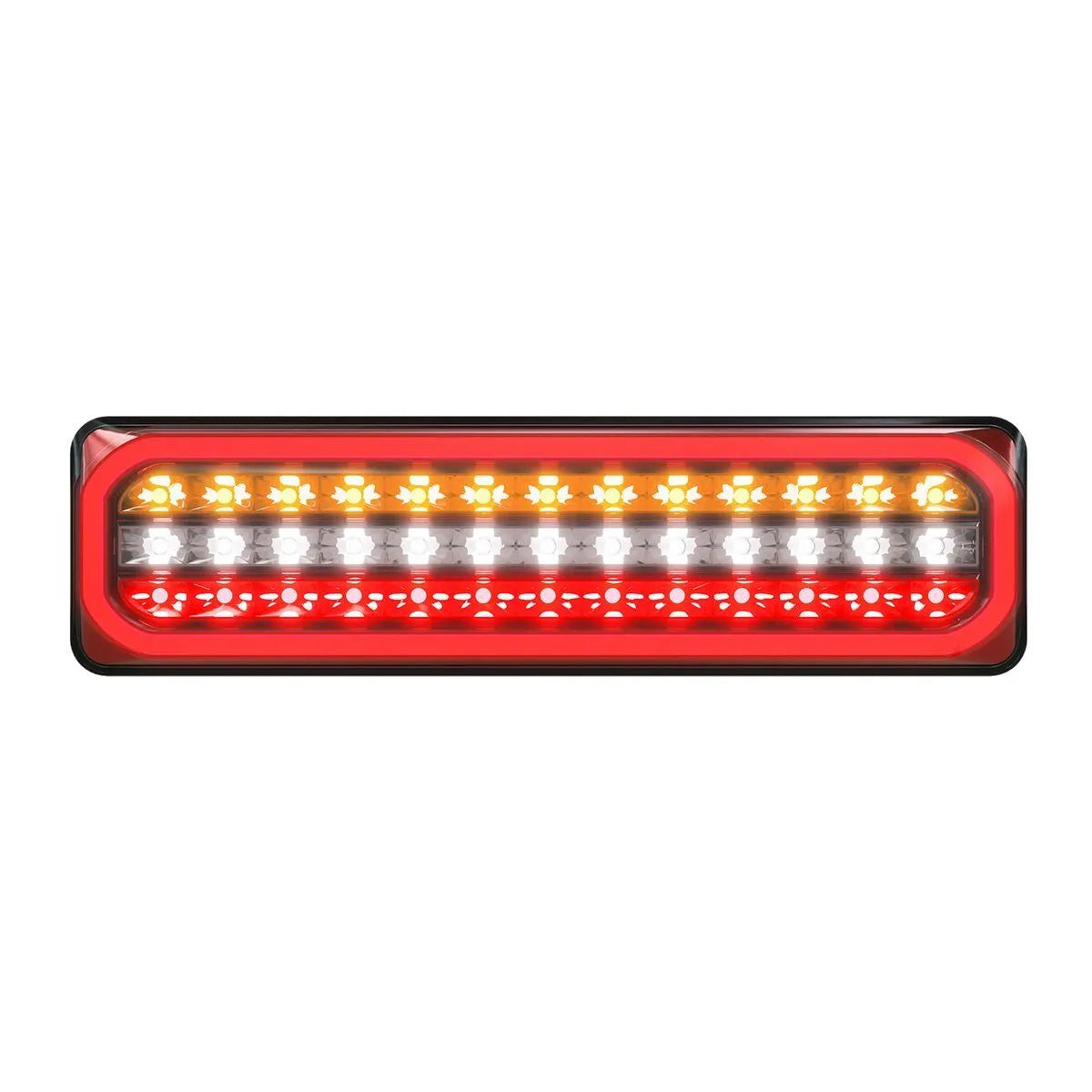 LED Autolamps 3853ARWMRCSB Stop/Tail/Indicator/Reverse Diffused Tail Sequential