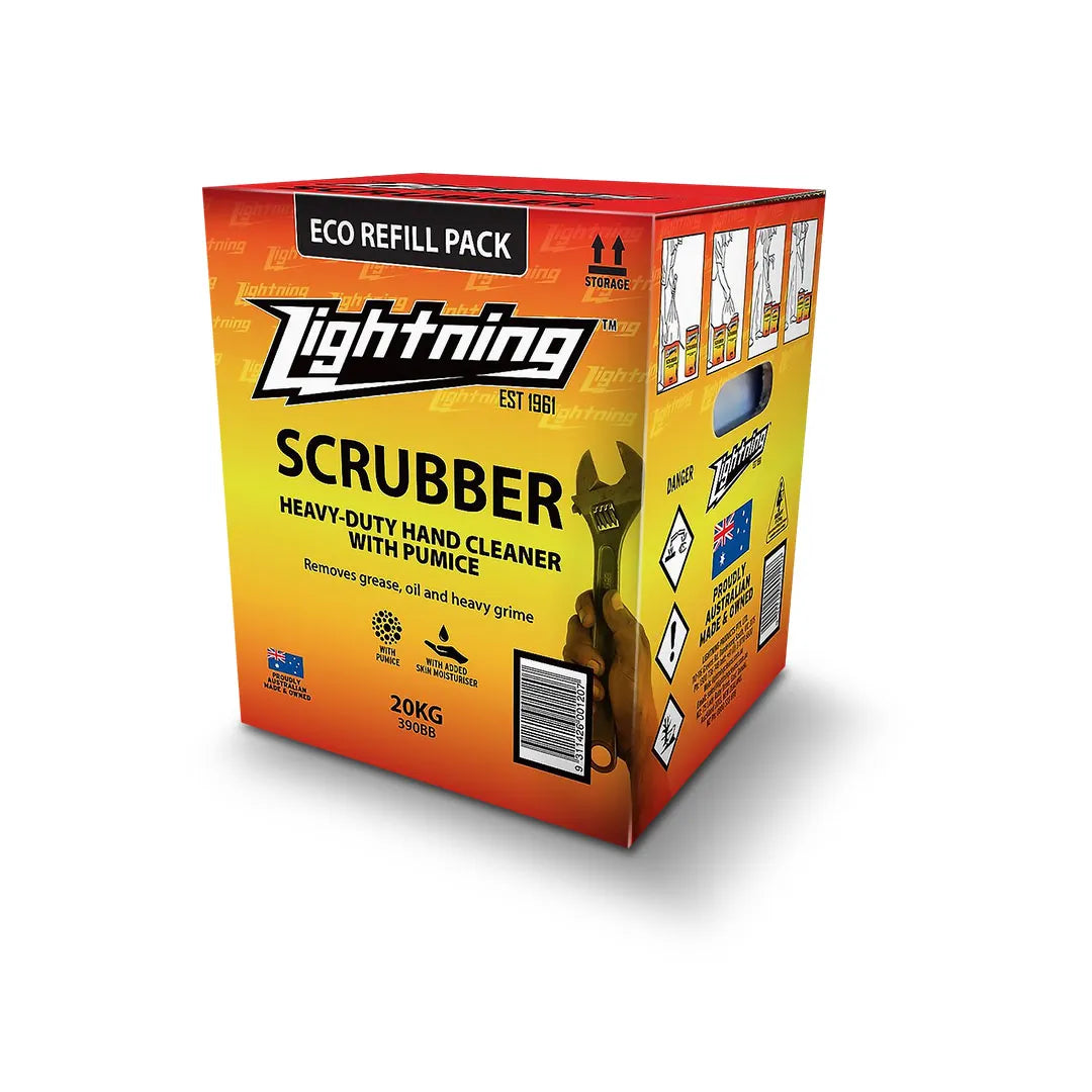 Lightning 390BB Hand Scrubber Eco Pack Heavy Duty Pumice Formula