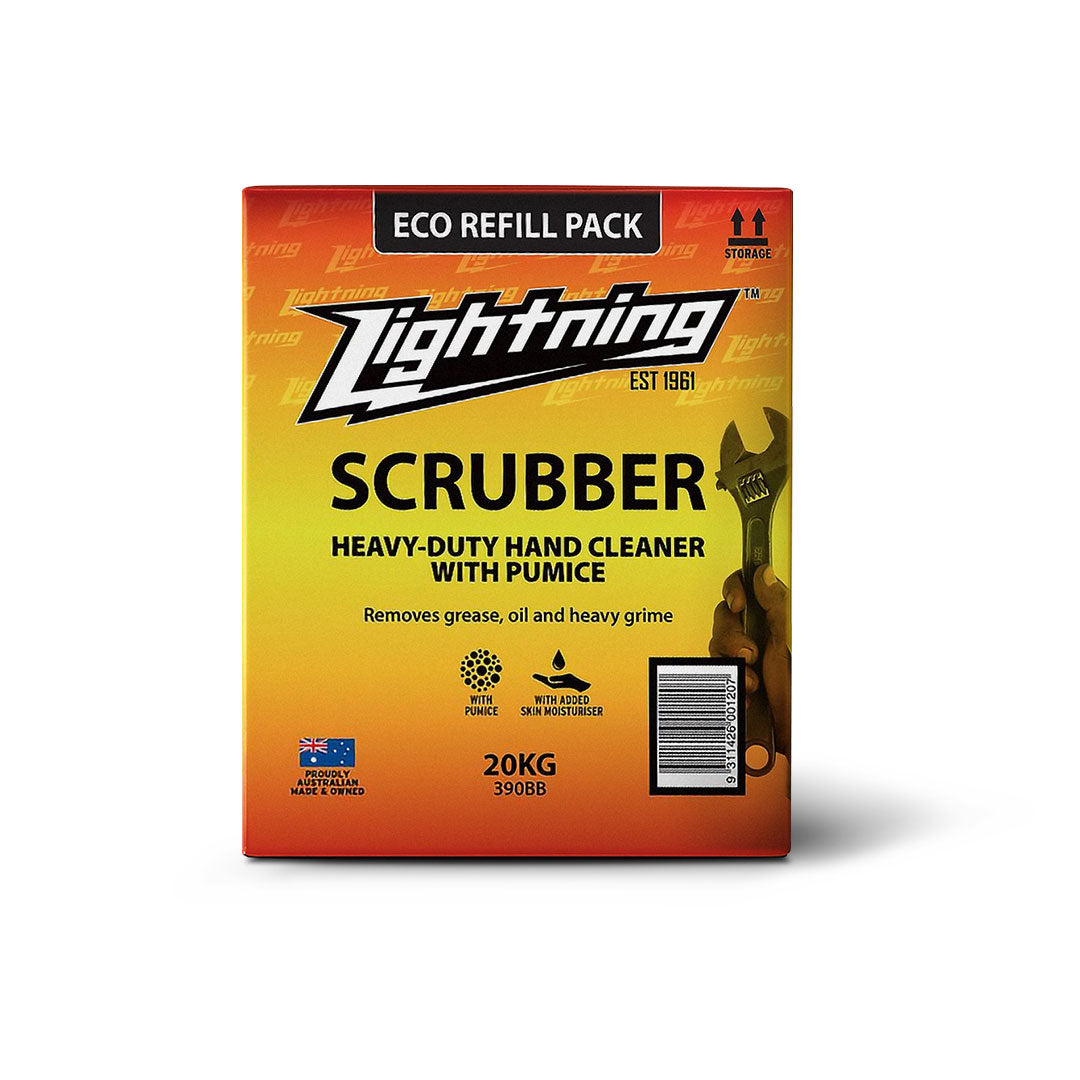 Lightning 390BB Hand Scrubber Eco Pack Heavy Duty Pumice Formula