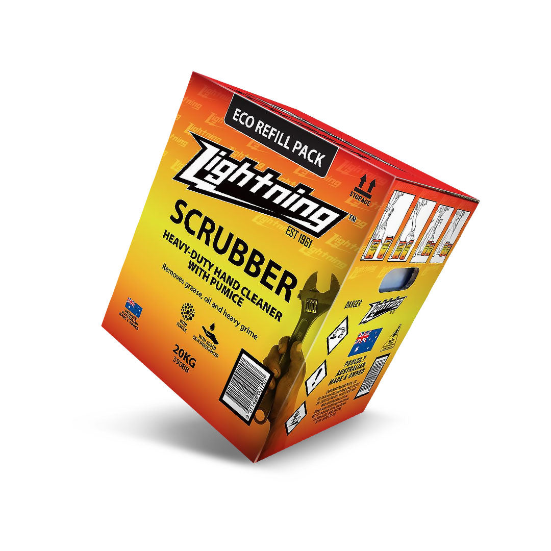 Lightning 390BB Hand Scrubber Eco Pack Heavy Duty Pumice Formula