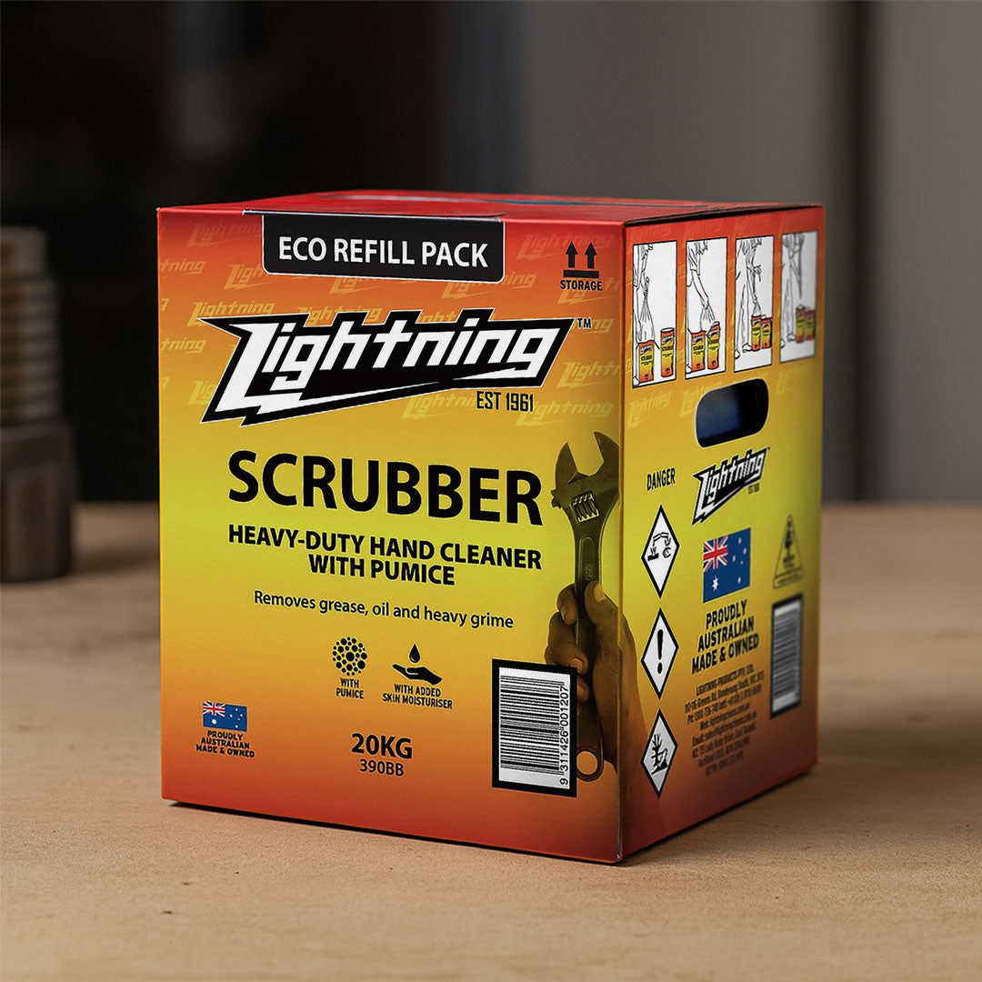 Lightning 390BB Hand Scrubber Eco Pack Heavy Duty Pumice Formula