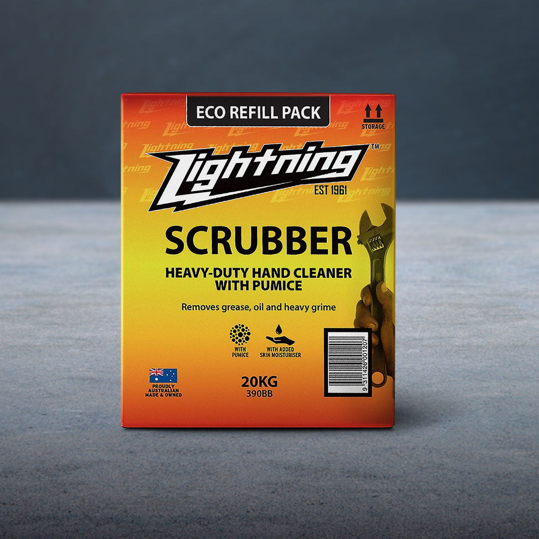 Lightning 390BB Hand Scrubber Eco Pack Heavy Duty Pumice Formula