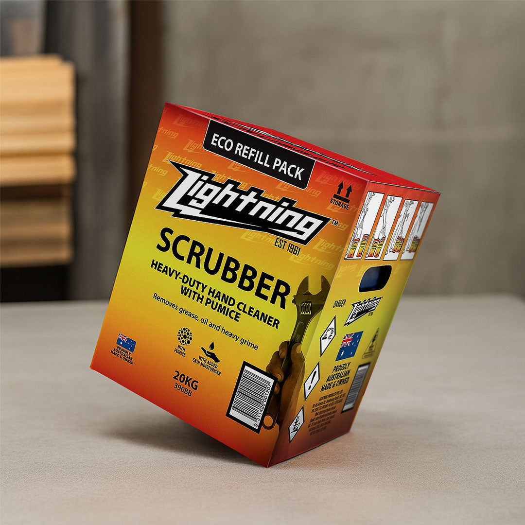 Lightning 390BB Hand Scrubber Eco Pack Heavy Duty Pumice Formula