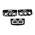 STINGER SF9-TY12 9-Inch Trapezoid Fascia for 2005-2014 Toyota Hilux