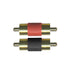 Stinger SGI21 Male To Male RCA Adapters - Pair