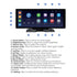 Aerpro AM10M02R 10" Wireless CarPlay Android Auto Monitor with Camera
