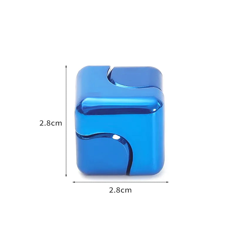 ADHIX ADXAPEX - Small Square Dice Fingertip Gyro Metal Magic Finger Fidget Spinner Cube