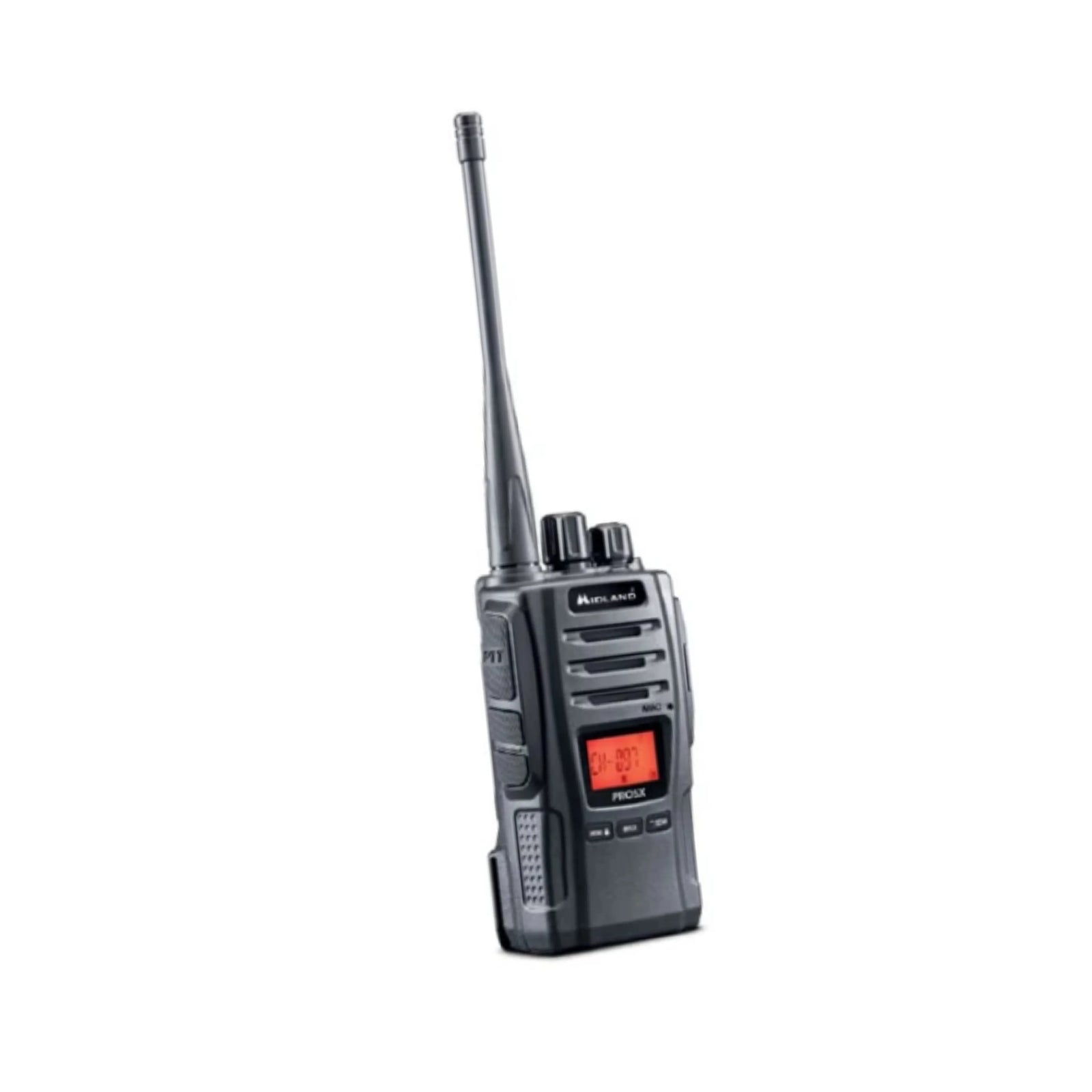 Midland PRO5X - 5W Dual-Band UHF CB/LMR Handheld Radio with IP54 Protection