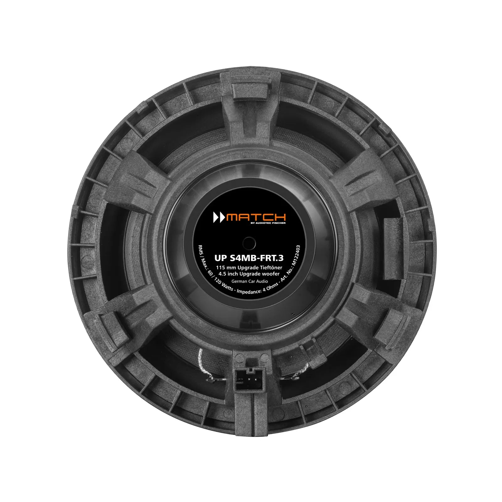 MATCH UP C42MB-FRT.3 - 4" 2-Way Component Speaker Set for Mercedes-Benz | 4Ω