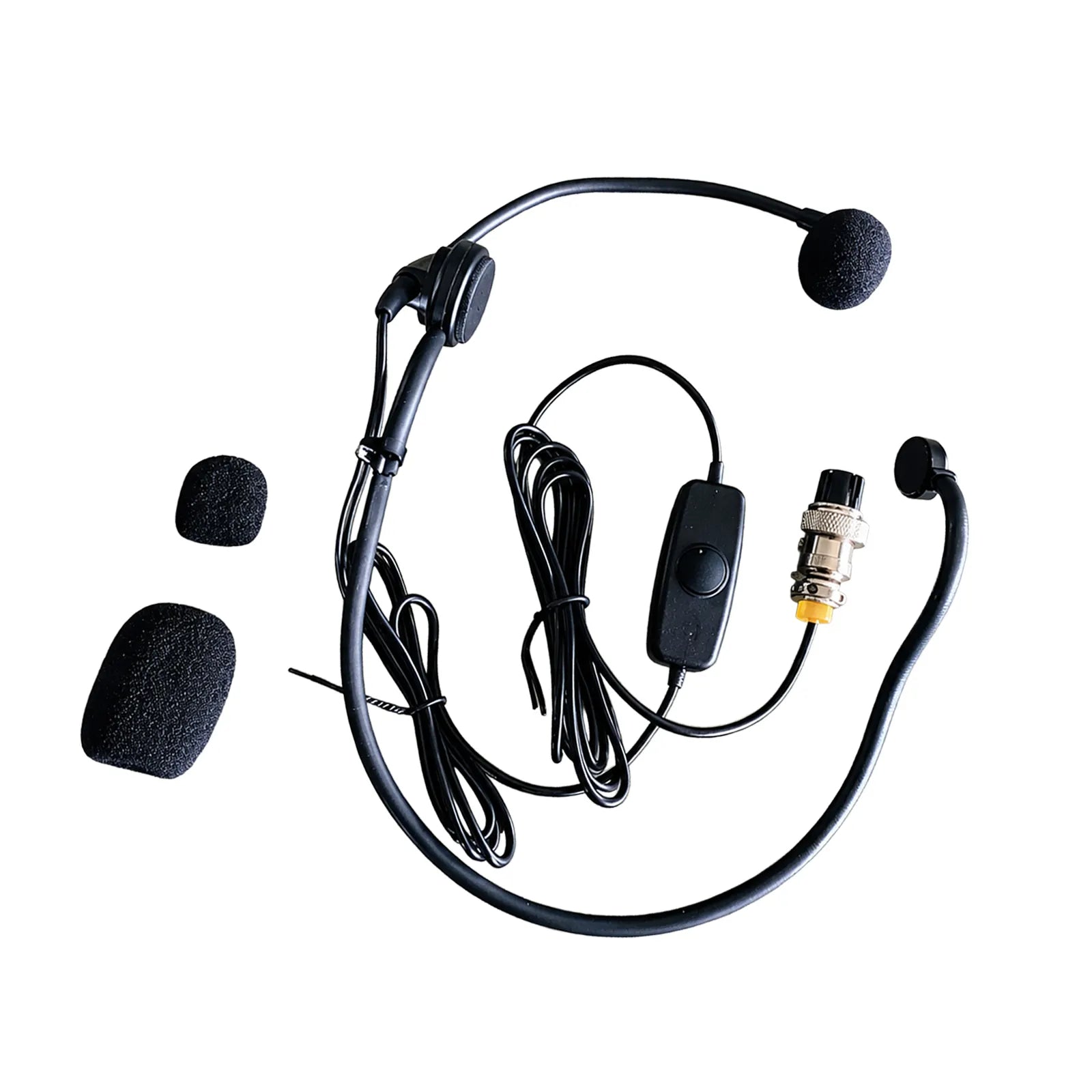 Ready2Talk HS36KR Left Side Headset with LED On/Off Light
