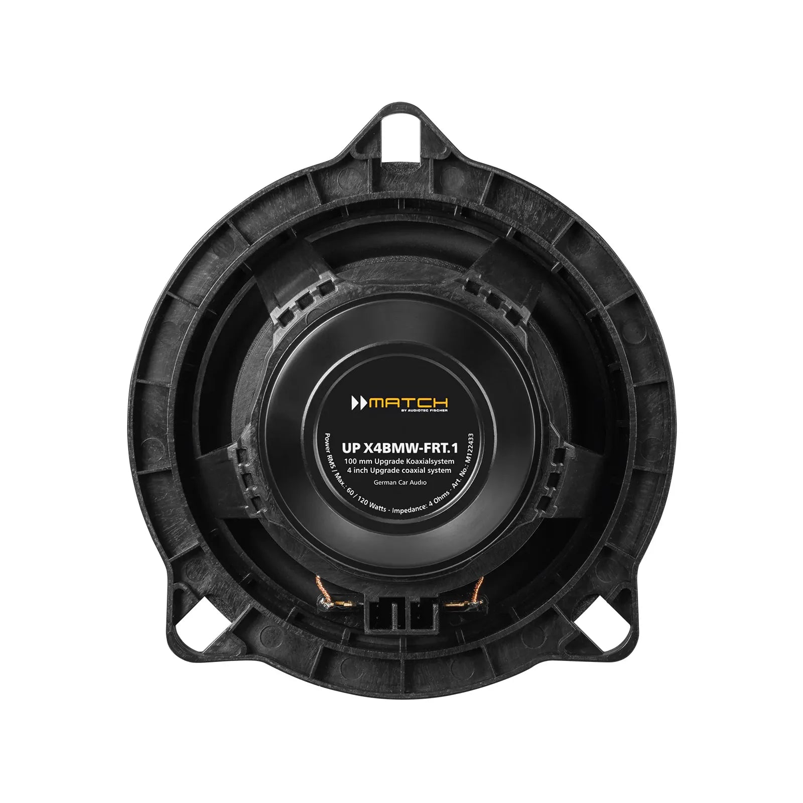 MATCH UP X4BMW-FRT.1 - 2-Way Coaxial Speaker Set for BMW Type 1 | 4Ω