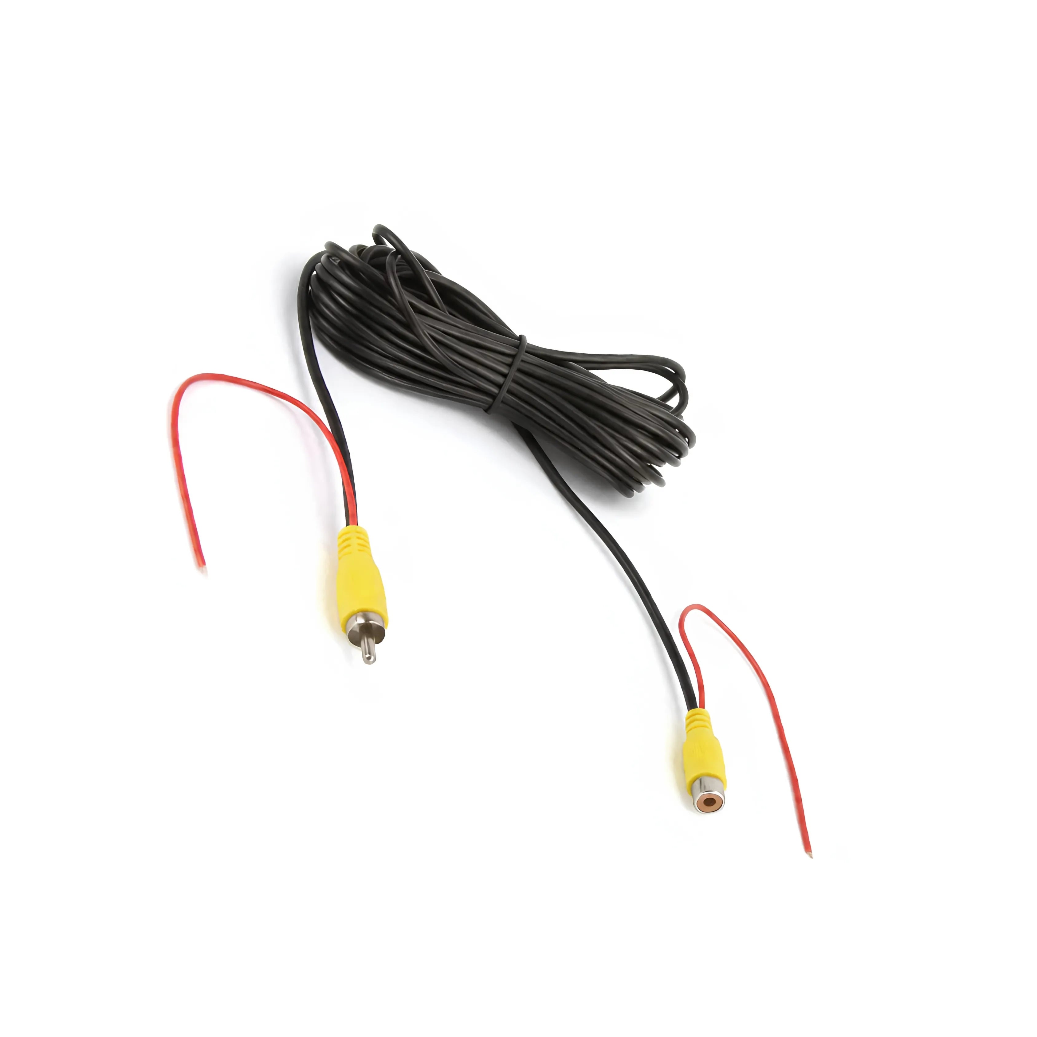 DNA RVS006F 6 Metre Male to Female RCA Video Cable with Power Wire