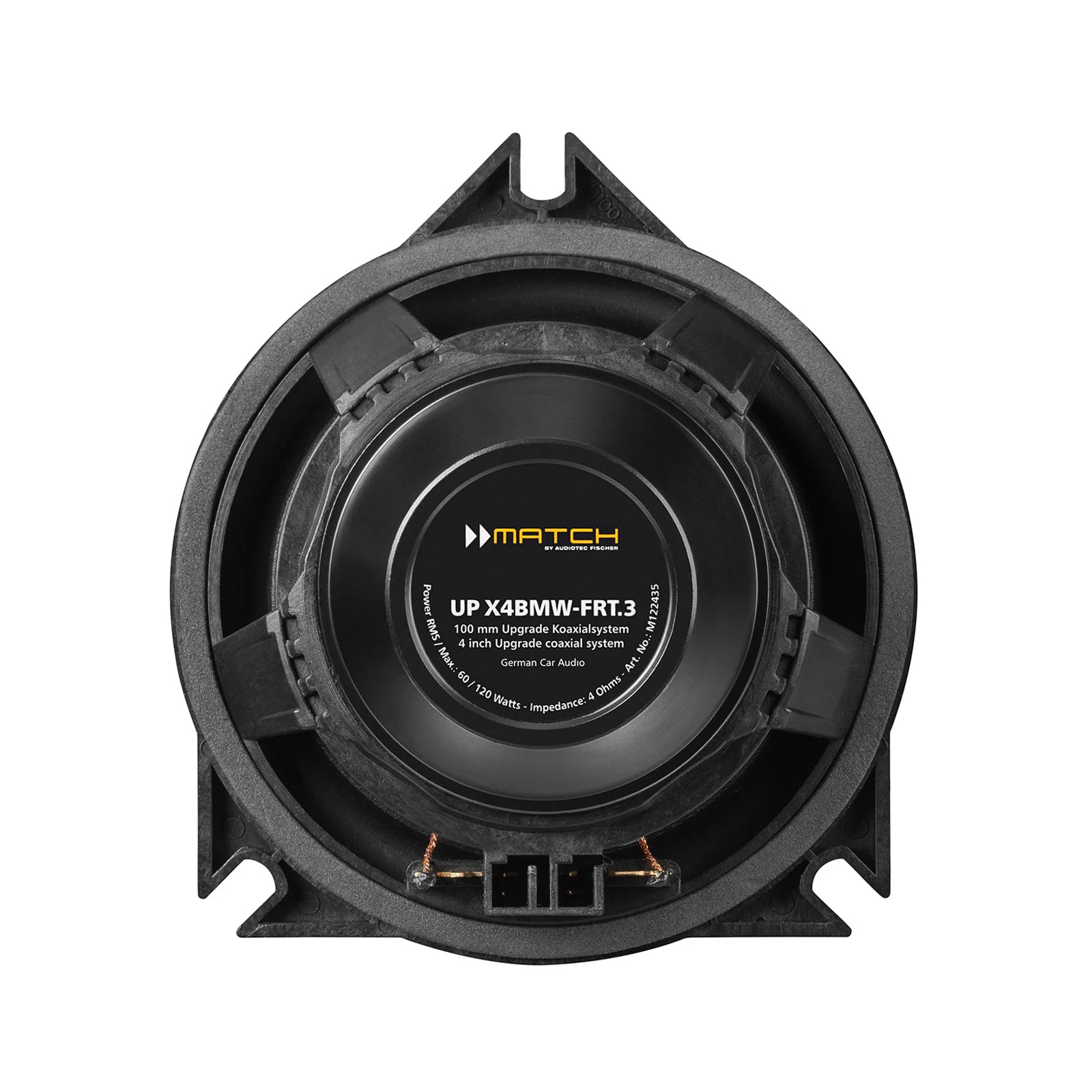MATCH UP X4BMW-FRT.3 - 2-Way Coaxial Speaker Set for BMW Type 3 | 4Ω
