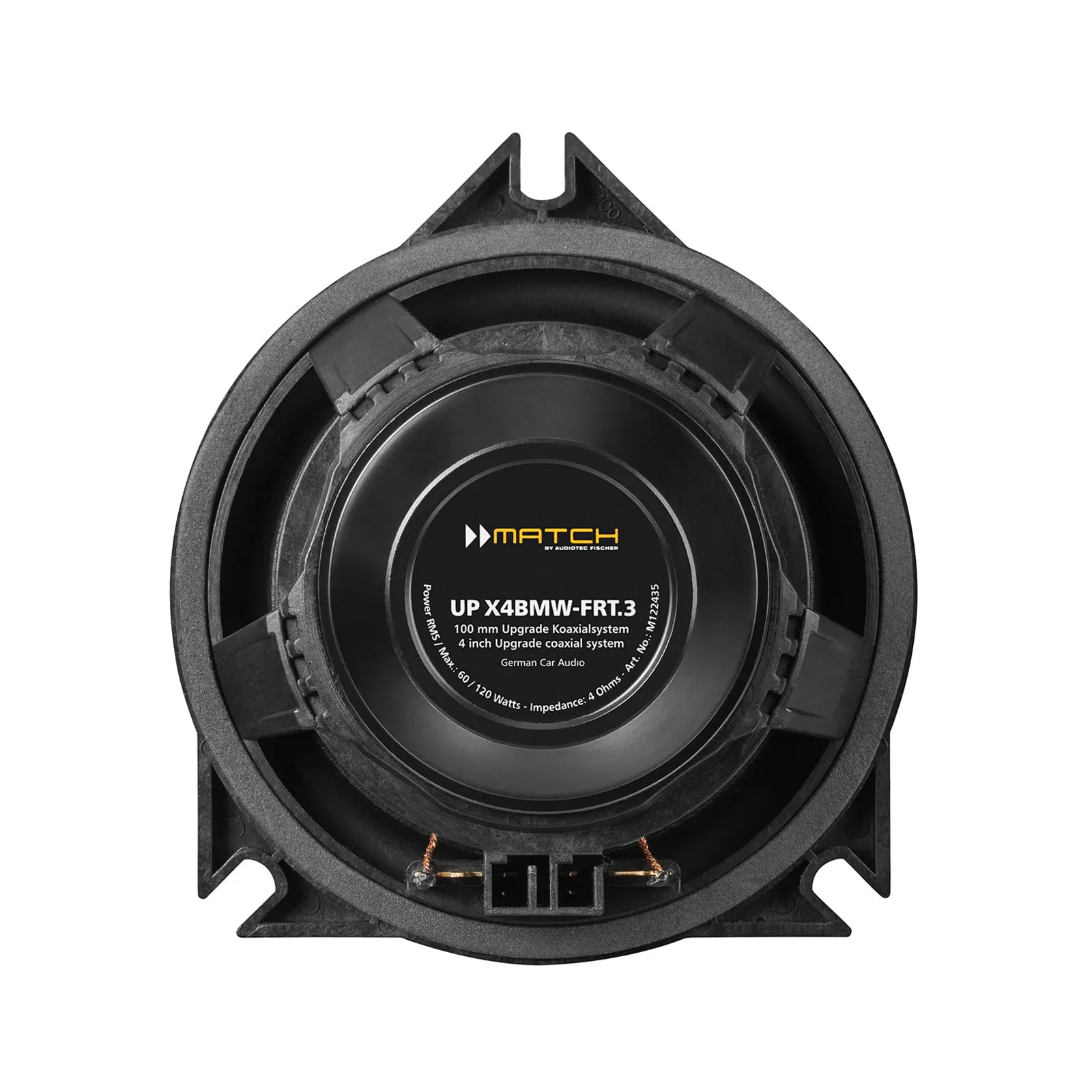 MATCH UP X4BMW-FRT.3 - 2-Way Coaxial Speaker Set for BMW Type 3 | 4Ω