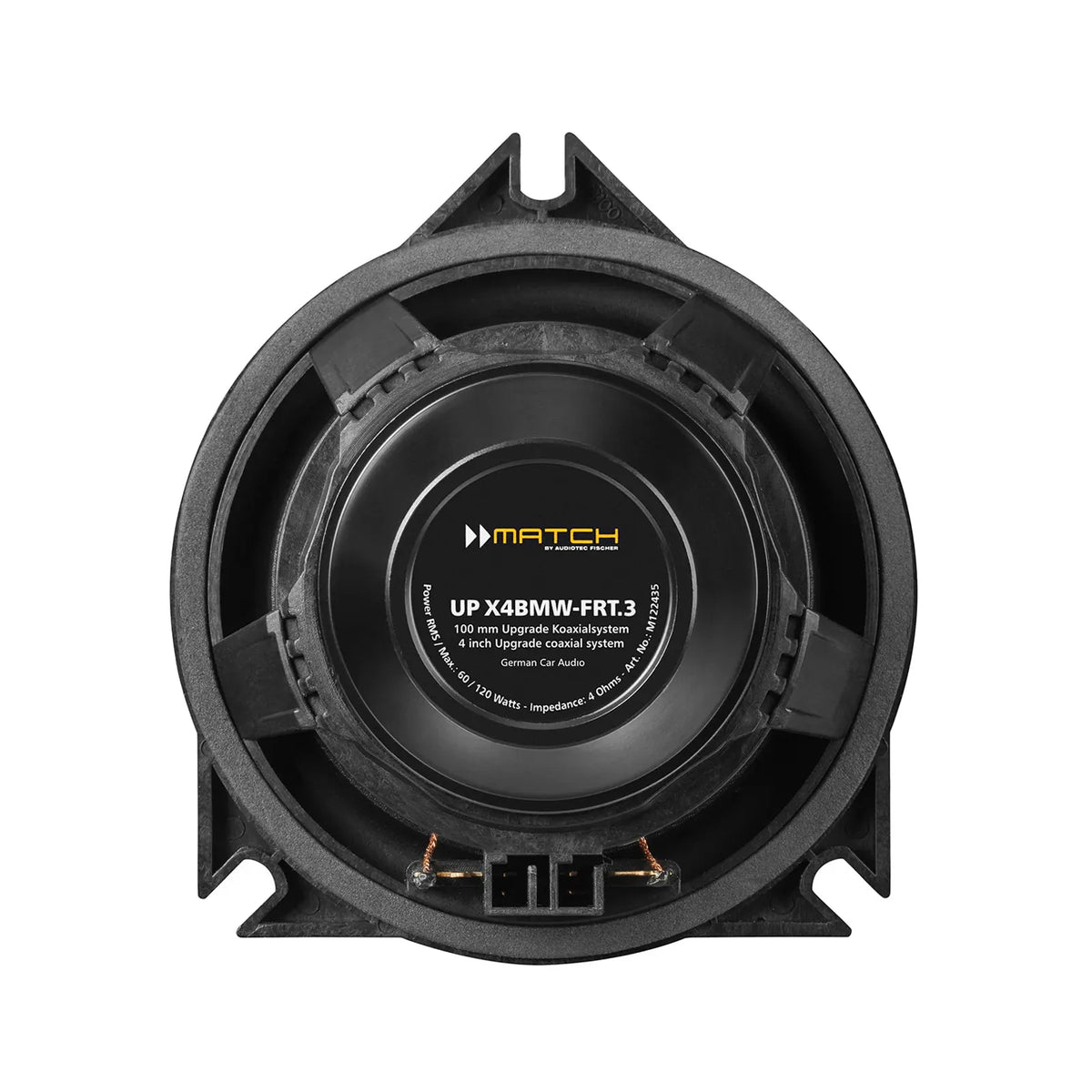 MATCH UP X4BMW-FRT.3 - 2-Way Coaxial Speaker Set for BMW Type 3 | 4Ω