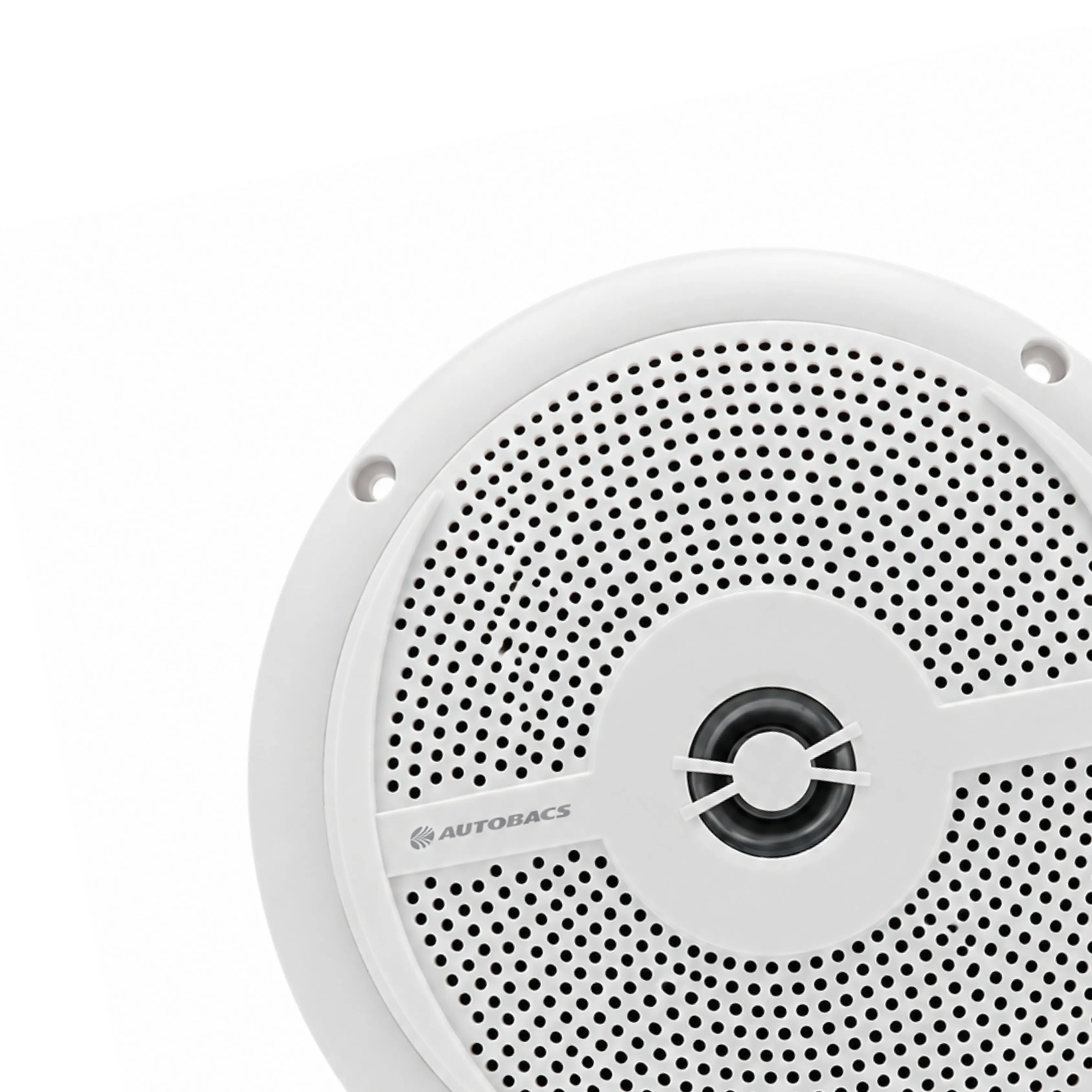 AUTOBACS M620W - 6.5 Inch 2-Way Slim Fit Marine Speakers - White