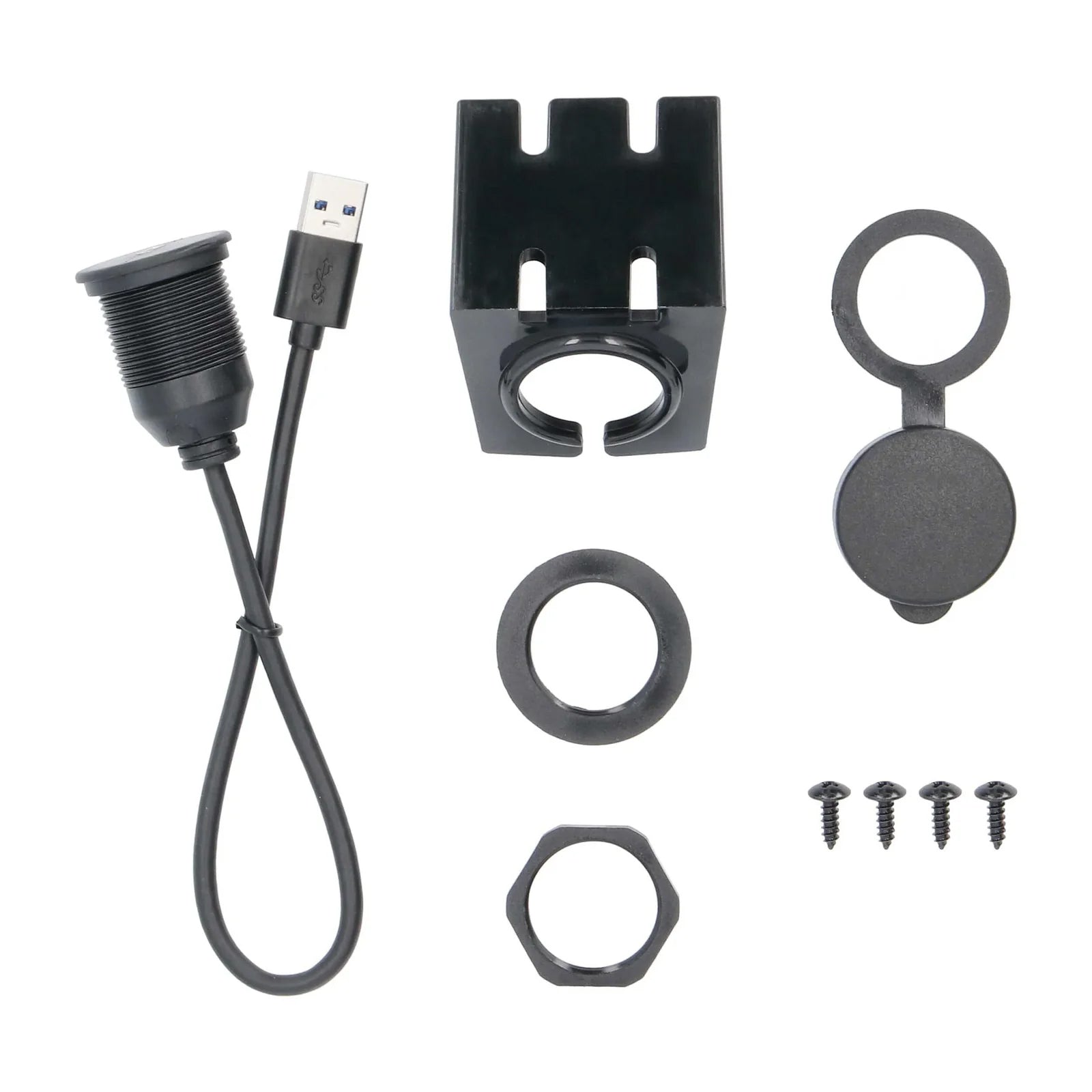 InstallBay IBR135 USB Type-C to USB Type-A Flush Mount Kit