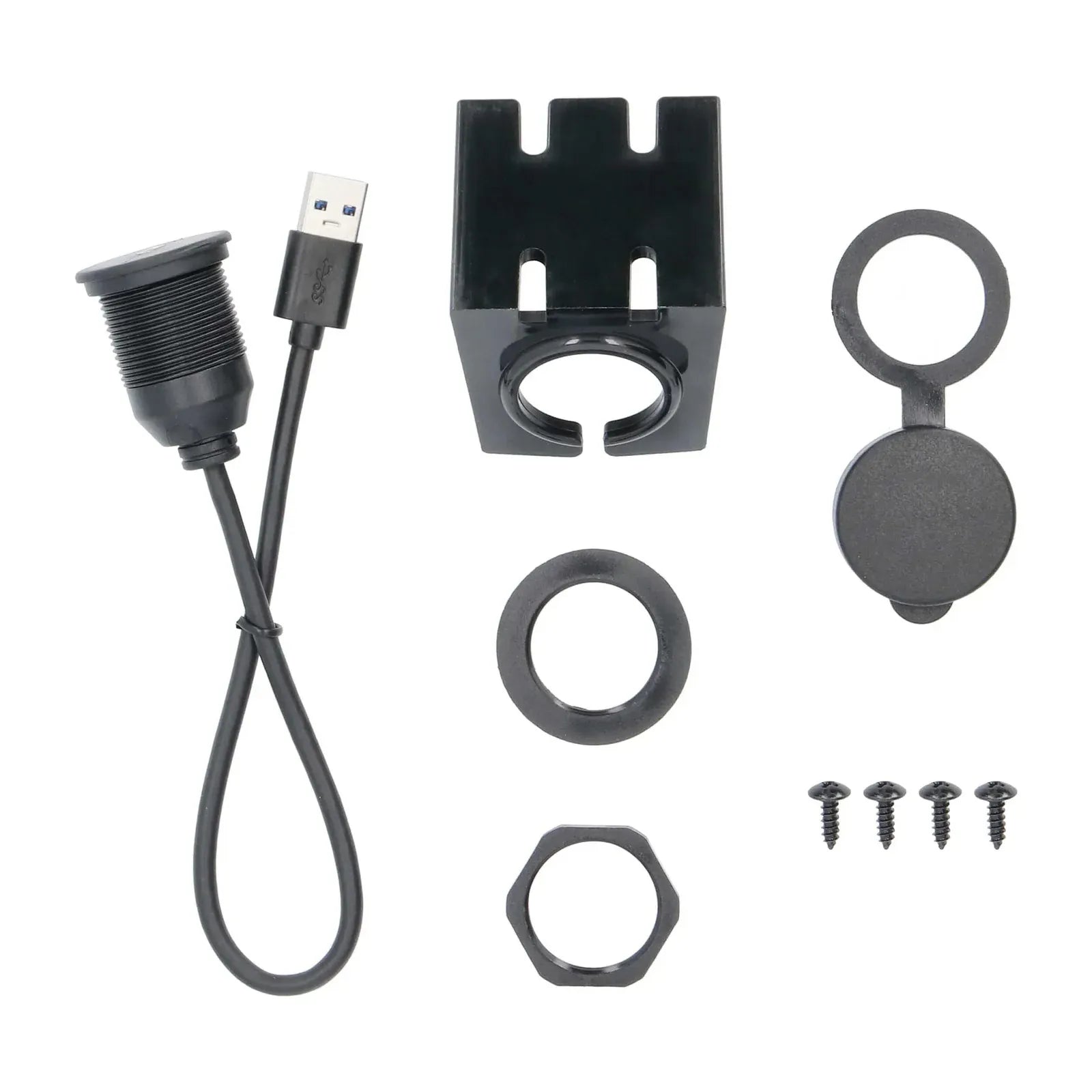 InstallBay IBR135 USB Type-C to USB Type-A Flush Mount Kit